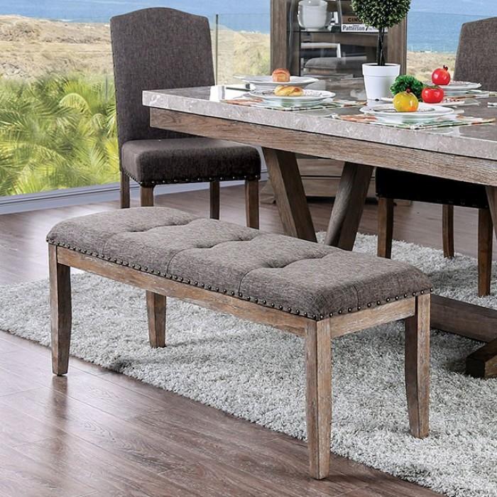 

                    
Furniture of America CM3429T-Set-6 Bridgen Dining Table Set Brown Fabric Purchase 
