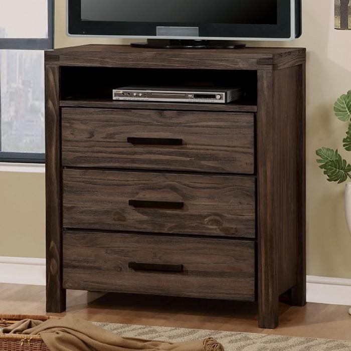 

    
Rustic Brown Solid Wood TV Media Chest Furniture of America Rexburg CM7382TV
