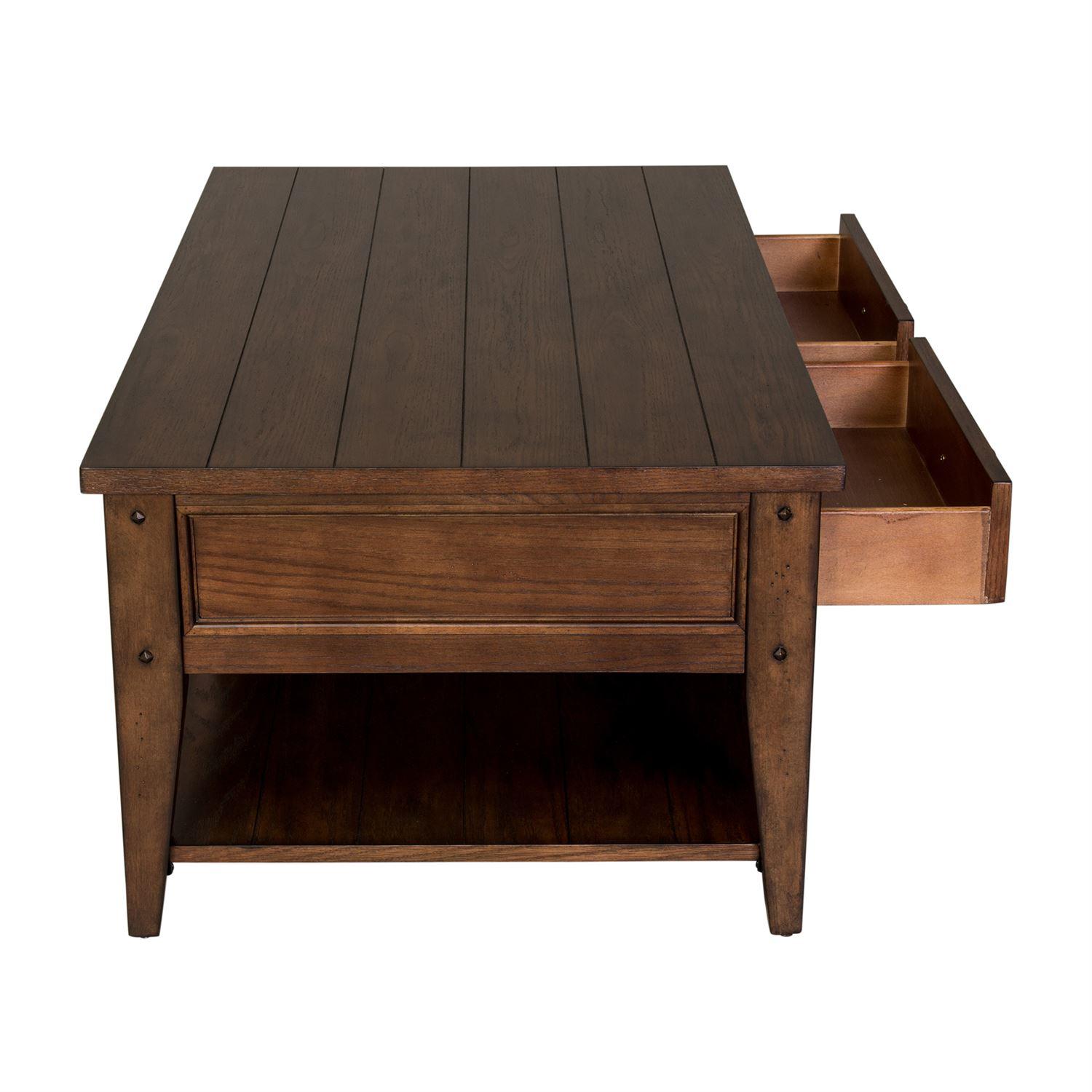 

    
210-OT1010 Rustic Brown Wood Coffee Table 210-OT1010 Liberty Furniture
