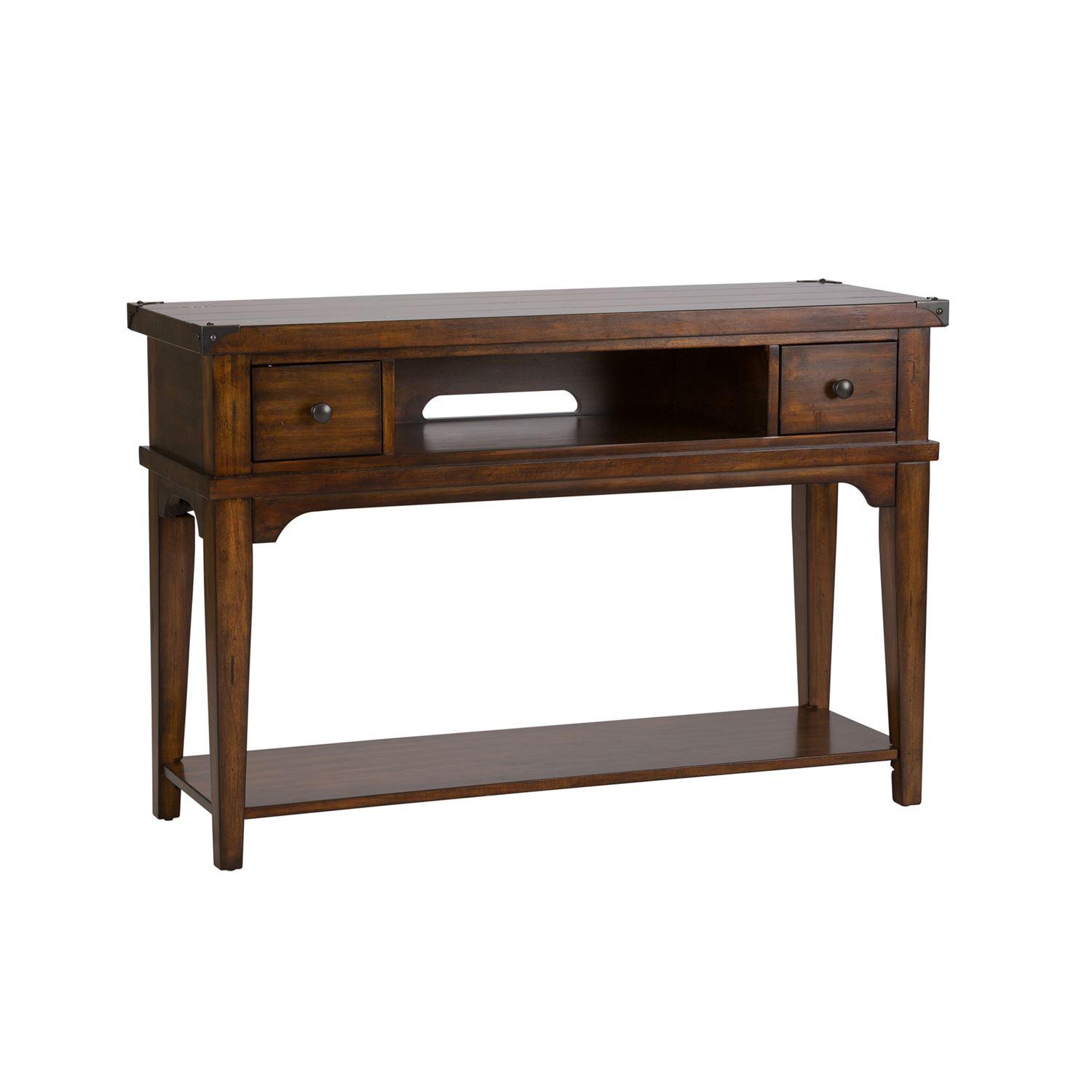 

    
Liberty Furniture Aspen Skies  (316-OT) Console Table Console Table Brown 316-OT1030
