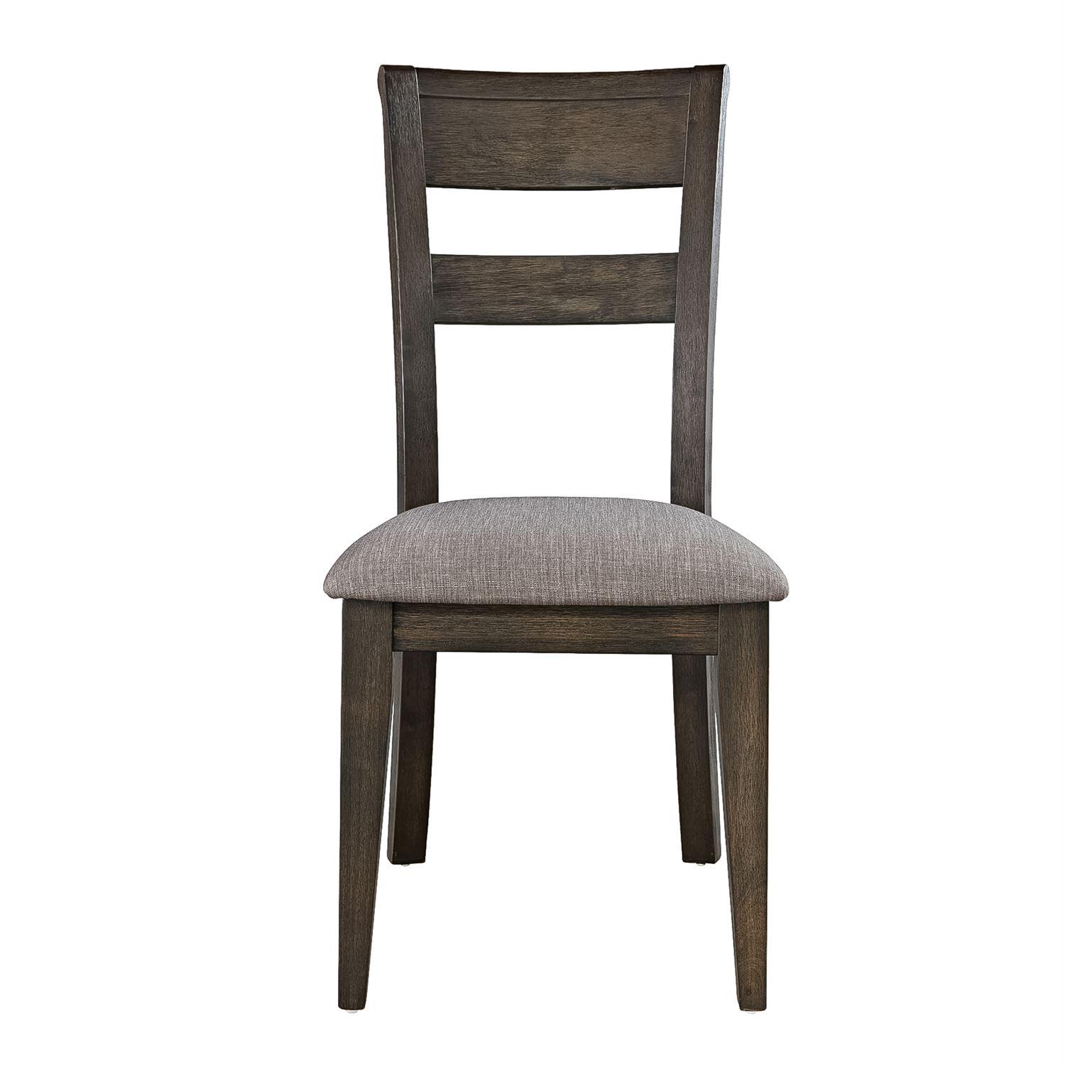 

    
Dark Chestnut Finish & Grey Linen Dining Side Chair 152-C2501S Liberty Furniture
