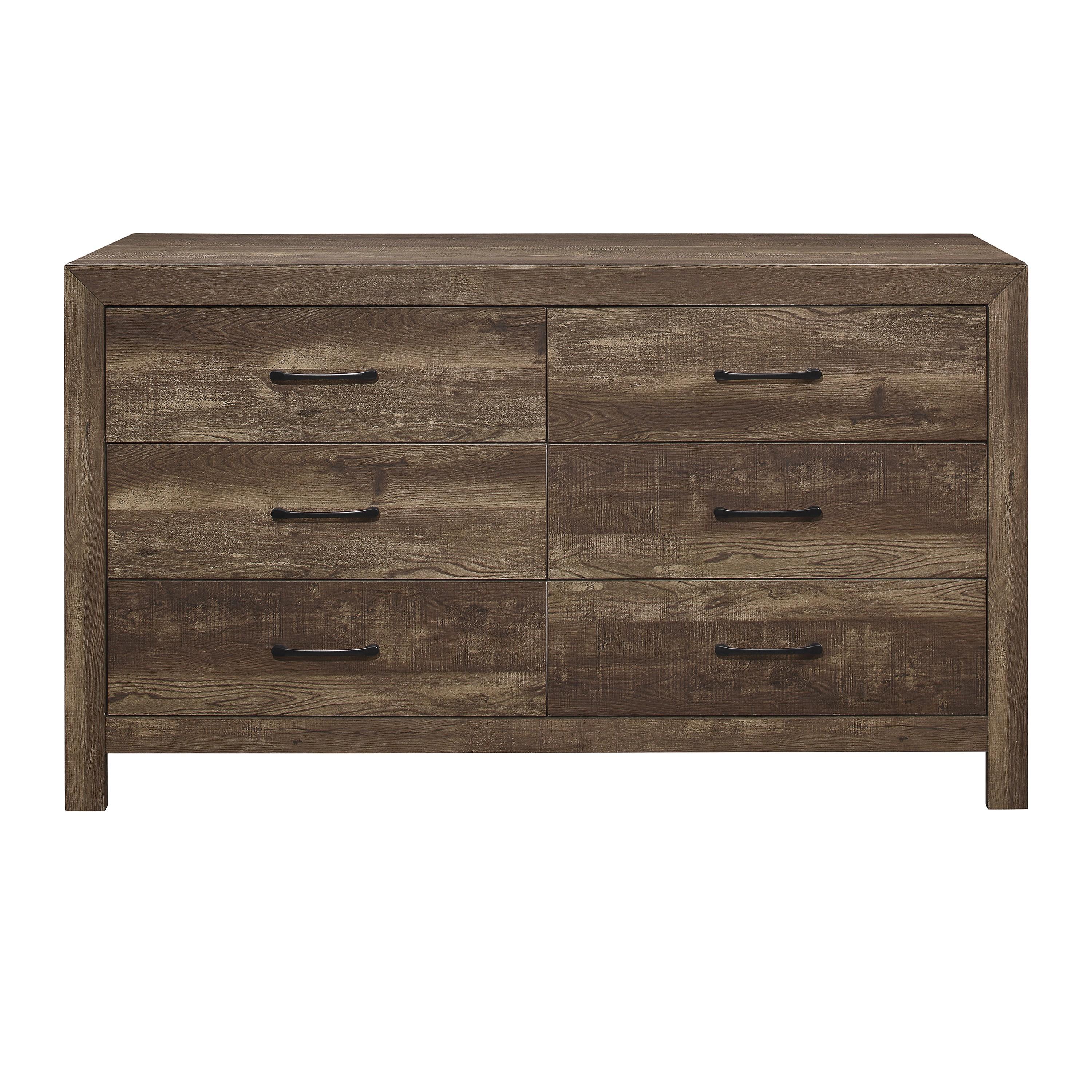 

    
Rustic Brown Wood Dresser Homelegance 1534-5 Corbin
