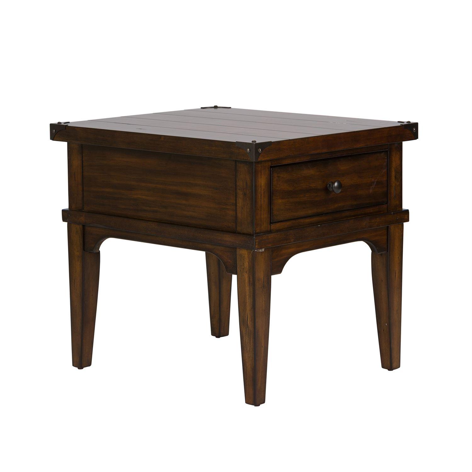 

                    
Liberty Furniture Aspen Skies  (316-OT) End Table End Table Brown  Purchase 
