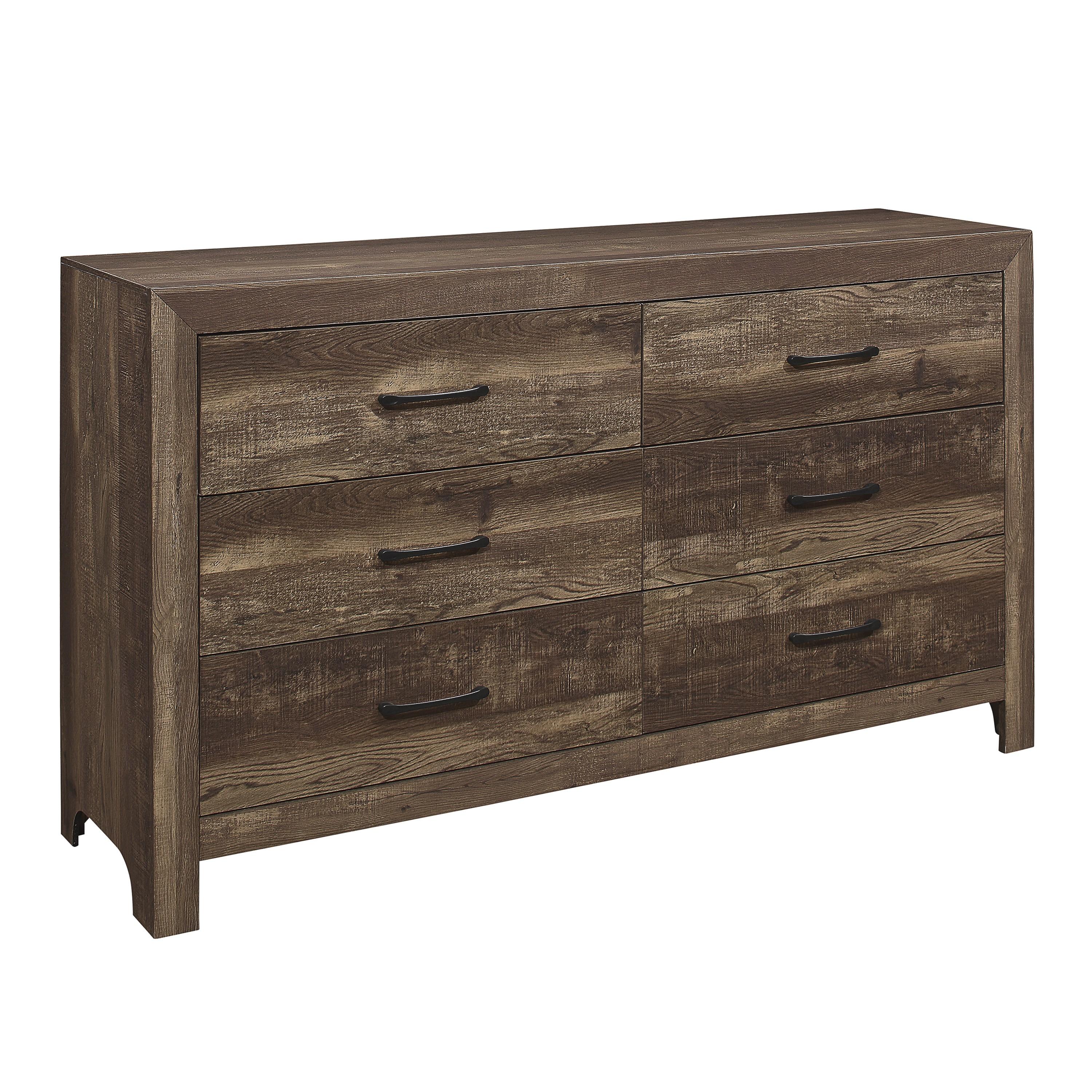 

                    
Buy Rustic Brown Wood Full Bedroom Set 5pcs Homelegance 1534F-1 Corbin
