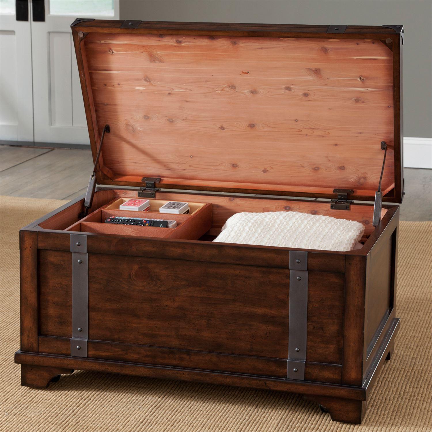 

    
Rustic Brown Wood Gentelment Chest Aspen Skies (316-OT) Liberty Furniture
