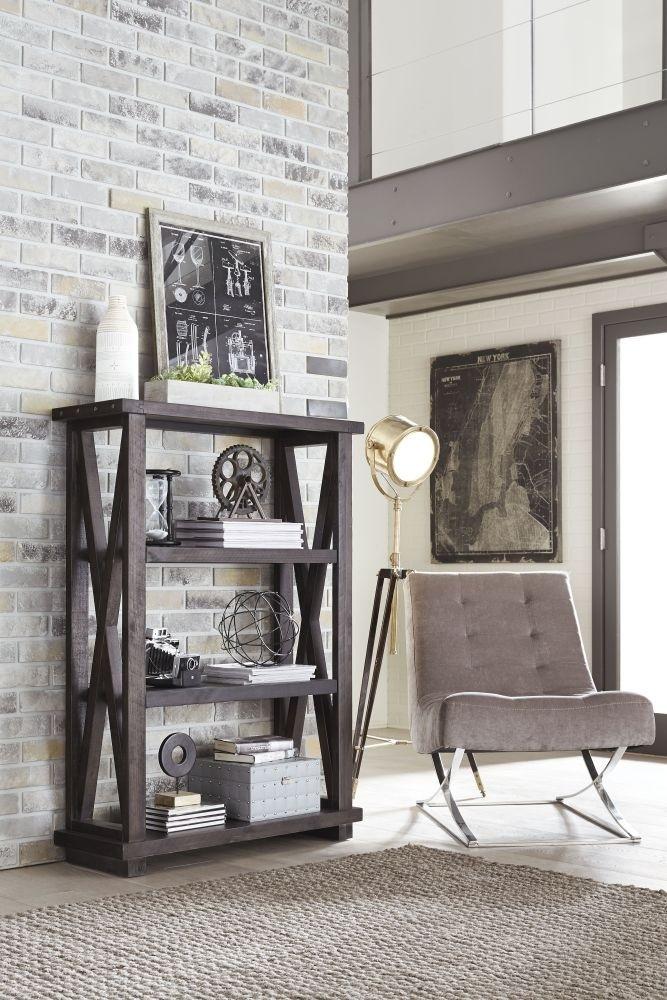 

    
Rustic Cafe Pine Finish Solid Wood 54" Bookshelf  YOSEMITE by Modus Furniture
