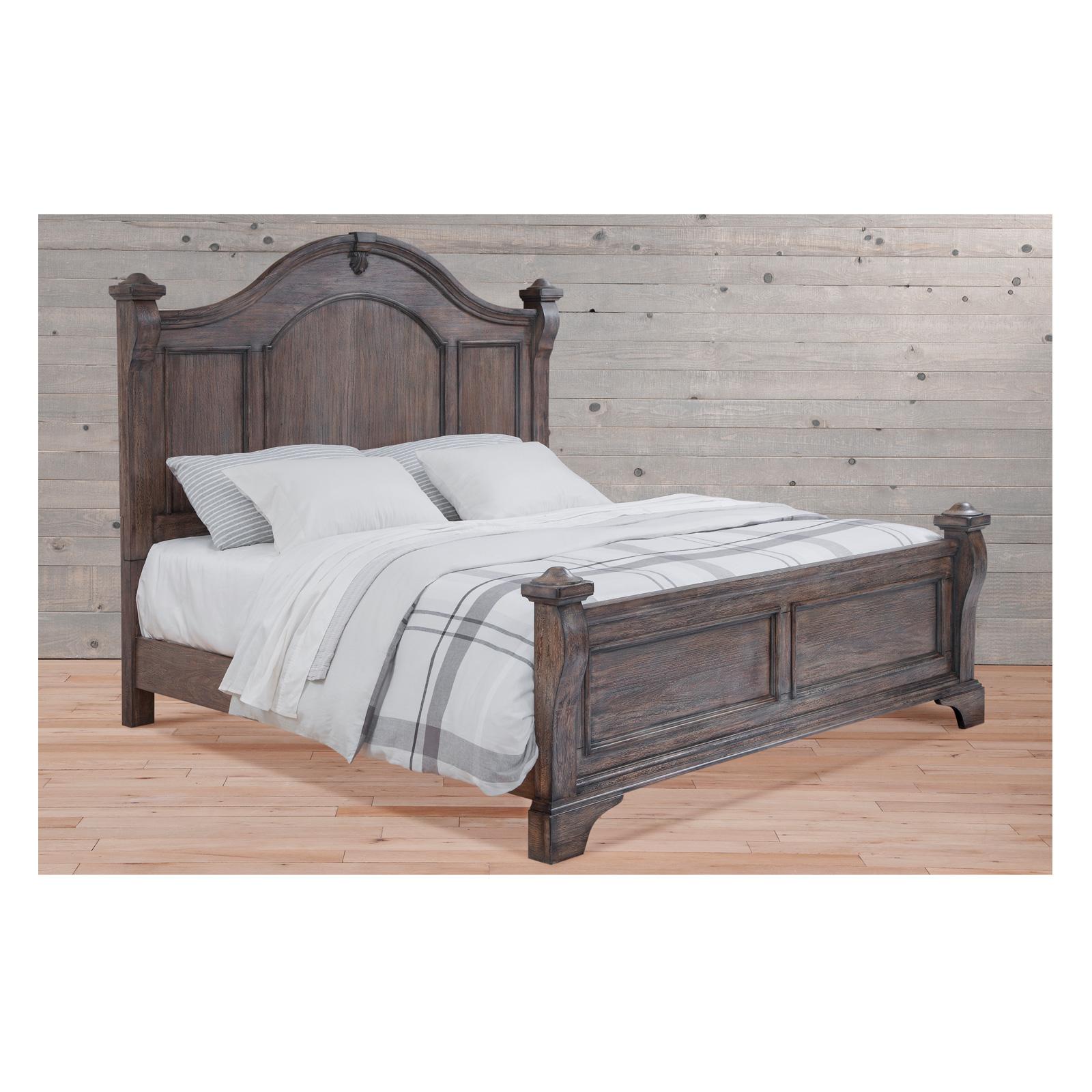

    
Rustic Charcoal Queen Bed Set 3 HEIRLOOM 2975-QPOPO-3PC American Woodcrafters
