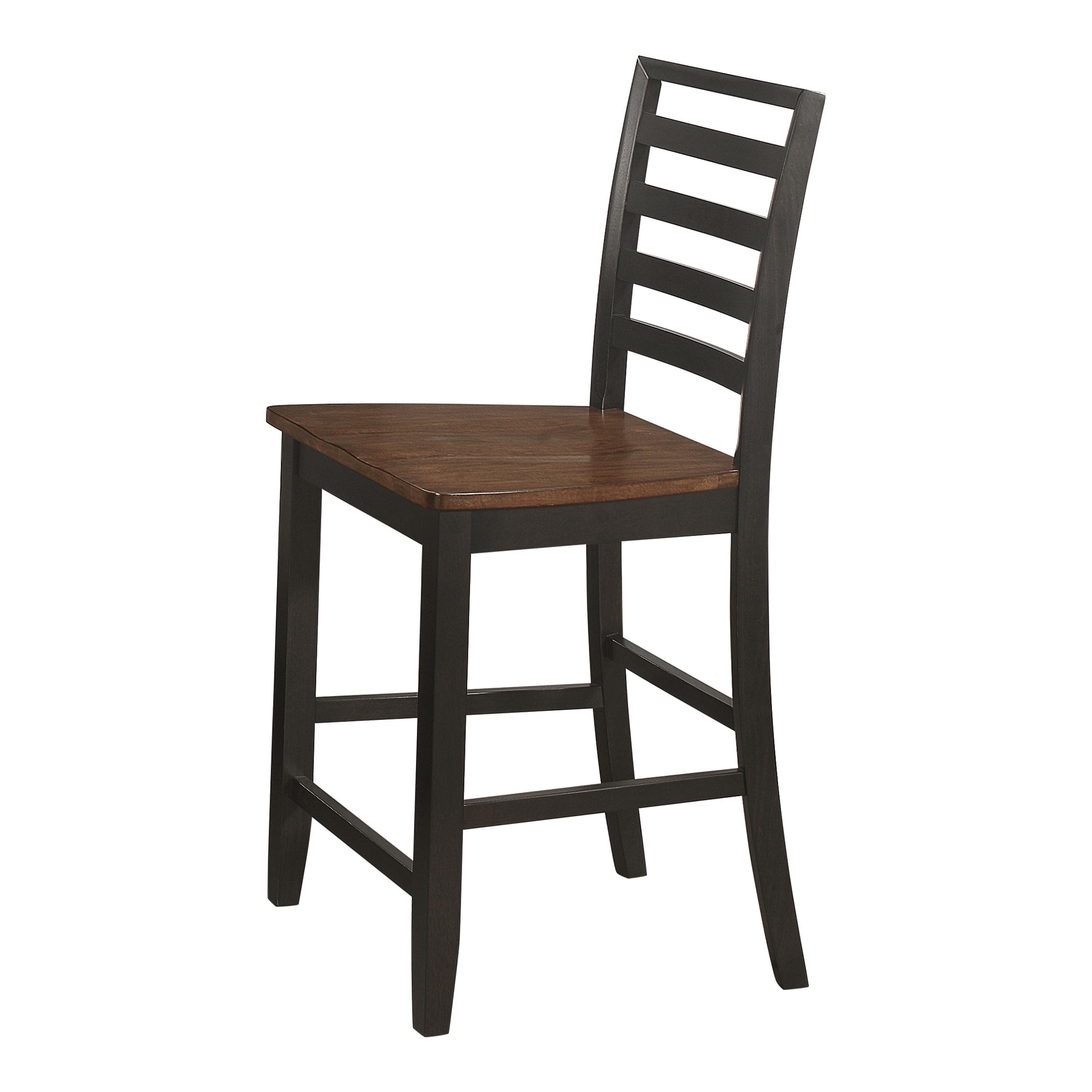 Rustic Counter Height Stool Set 192729 Sanford 192729 in Espresso 