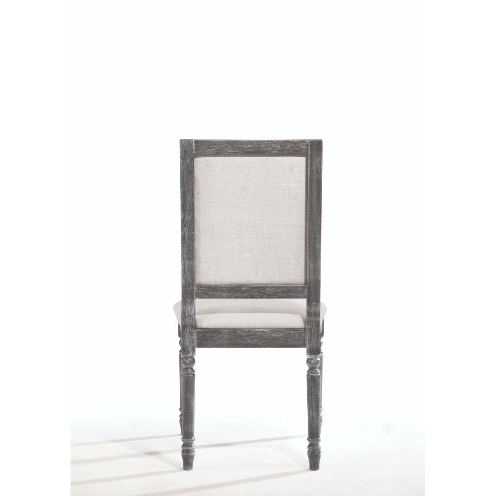 

    
Acme Furniture Leventis Side Chair Set Gray 66182-2pcs
