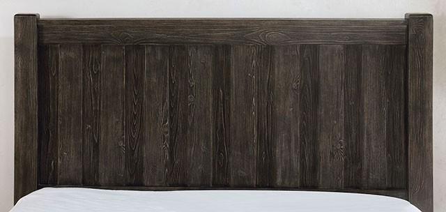

    
Rustic Dark Gray Solid Wood Queen Panel Bed Furniture of America Regensburg FOA7169-Q
