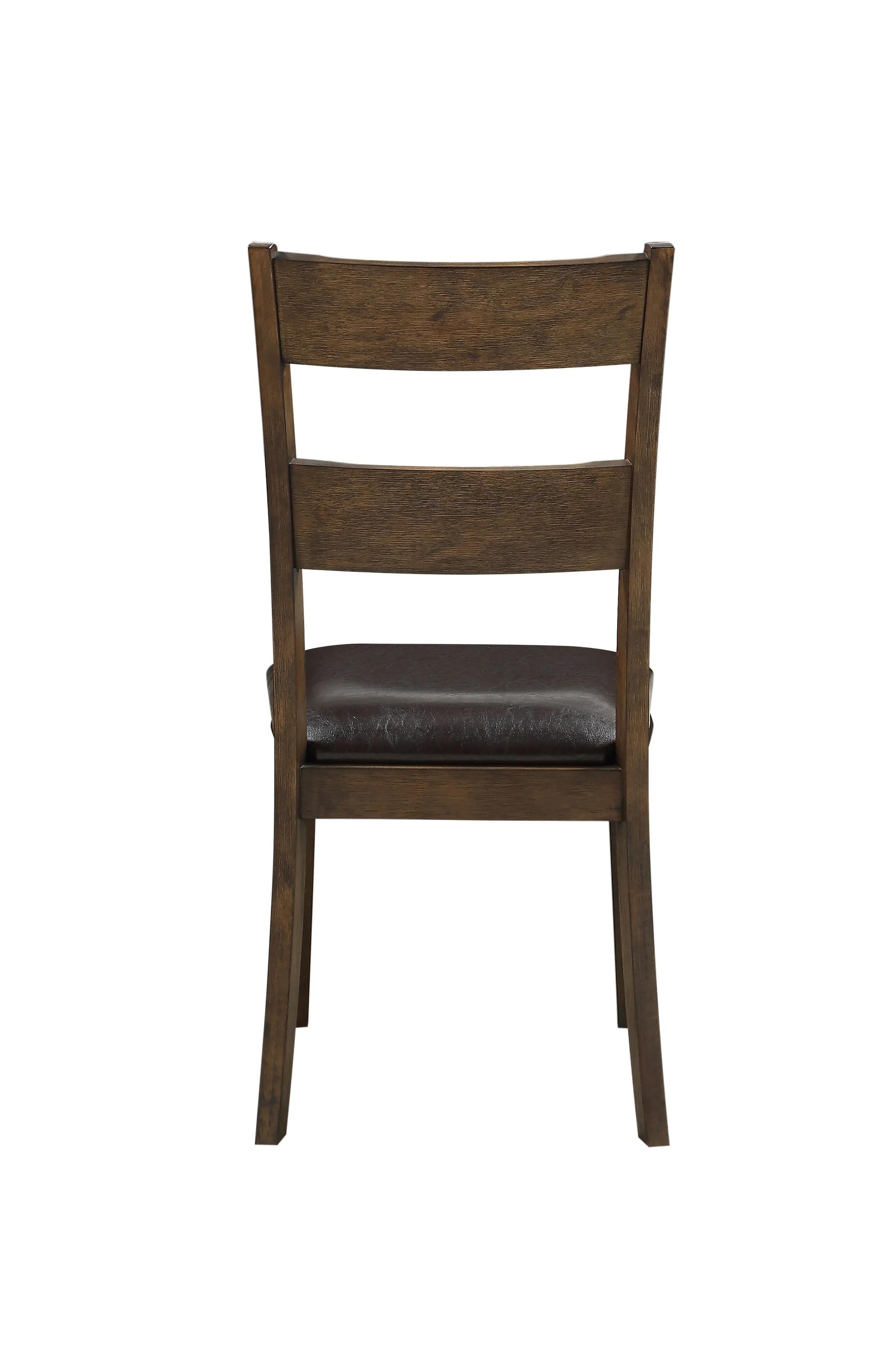 

    
73160-6pcs Rustic Dark Oak Dining Table + 4x Chairs + Bench by Acme Nabirye 73160-6pcs
