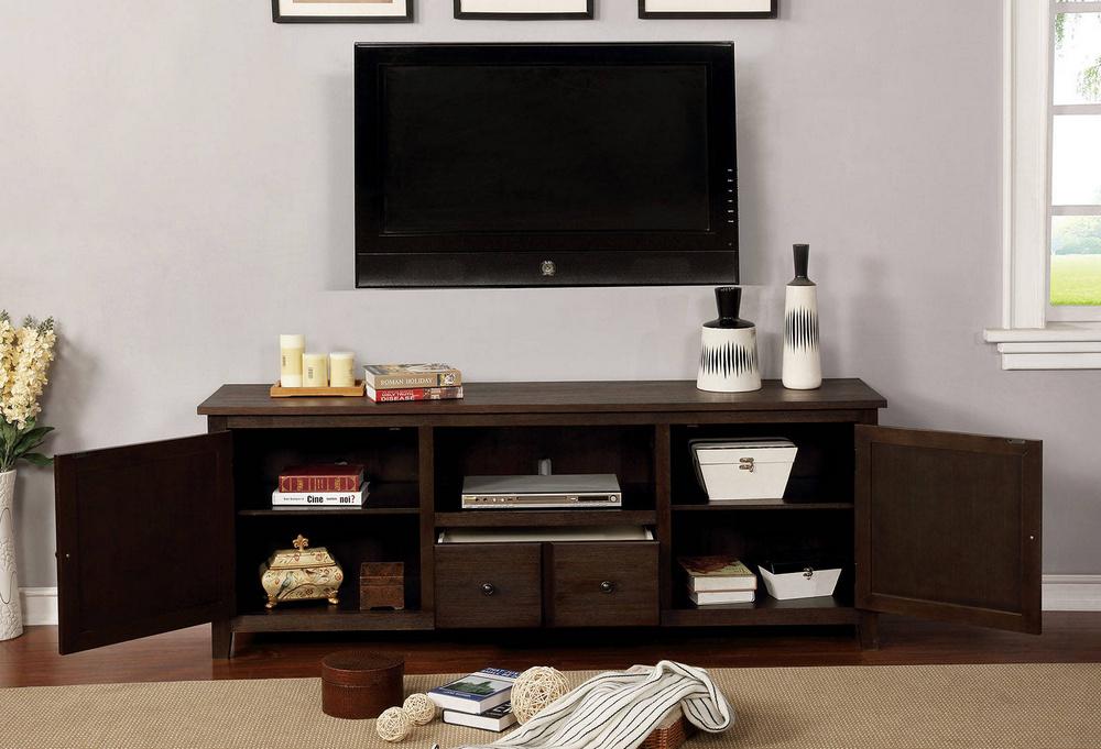 

    
Furniture of America CM5902DA-TV-72 Presho TV Stand Dark Oak CM5902DA-TV-72
