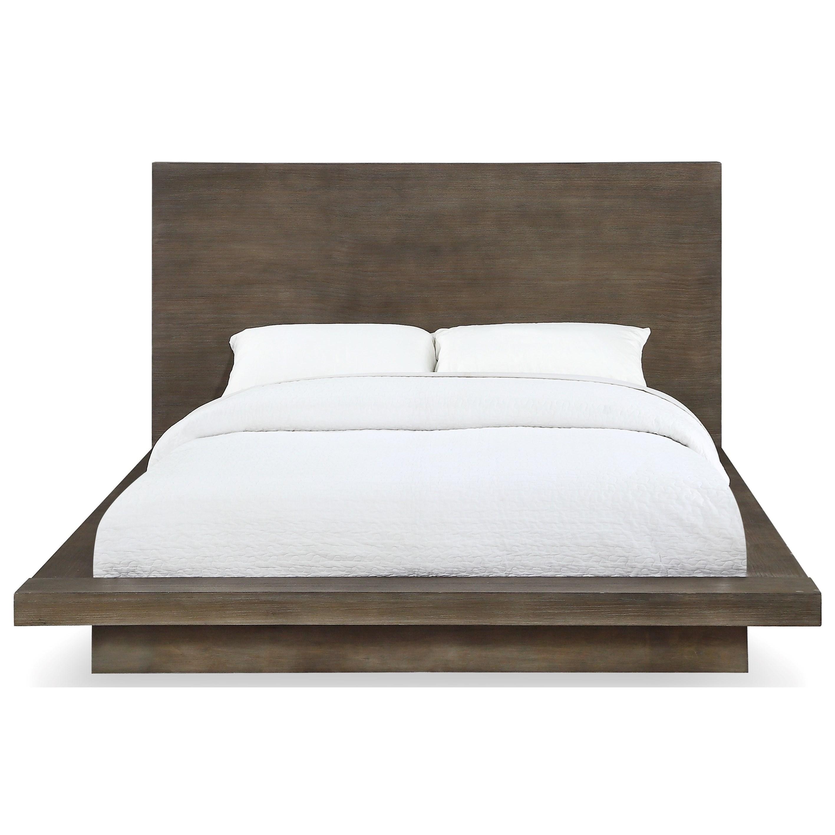 

    
Modus Furniture MELBOURNE Platform Bed Brown 8D64H4
