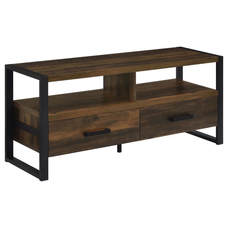 Rustic, Farmhouse TV Stand James TV Stand 704281-TV 704281-TV in Natural, Brown, Black 