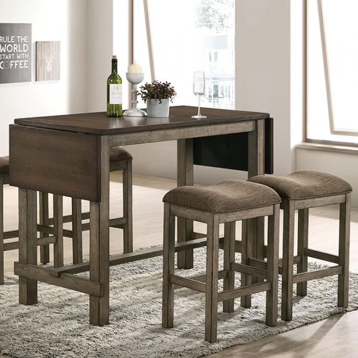 

    
Furniture of America CM3547BR-PT Gumboro Counter Height Table Brown CM3547BR-PT
