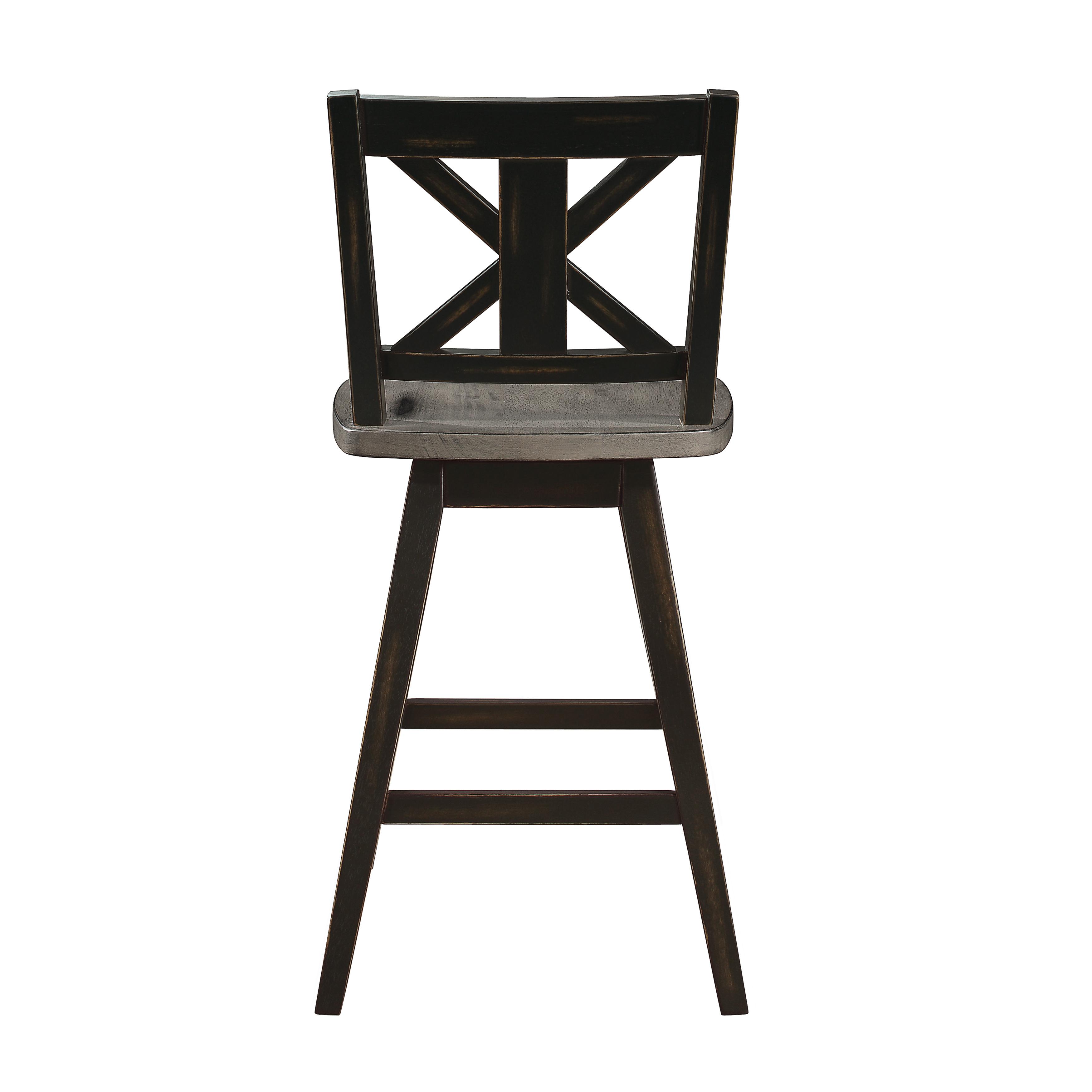 

    
Homelegance 5602-24BK Amsonia Counter Height Chair Gray/Black 5602-24BK
