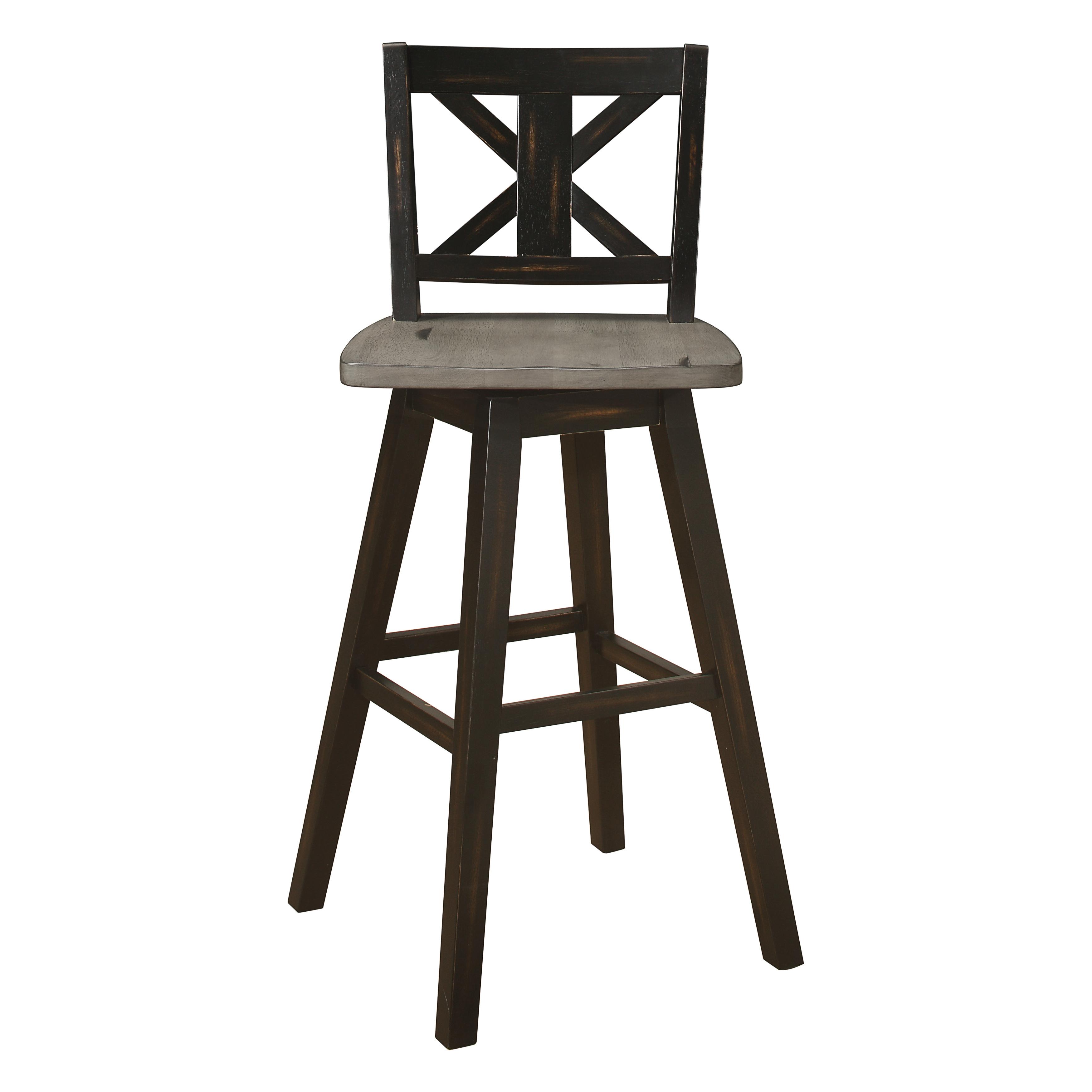 

                    
Homelegance 5602-29BK Amsonia Counter Height Chair Gray/Black  Purchase 
