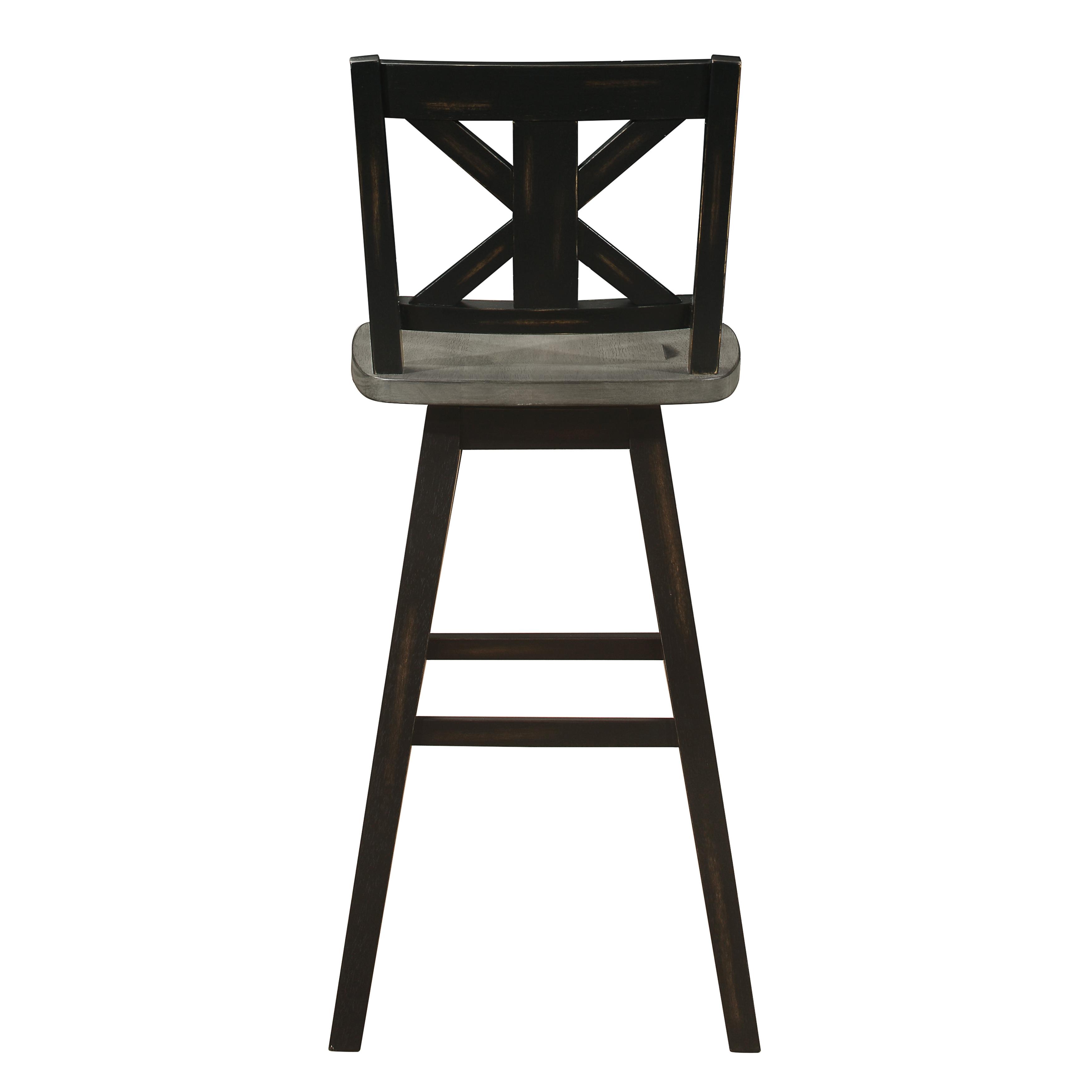 

    
Homelegance 5602-29BK Amsonia Counter Height Chair Gray/Black 5602-29BK
