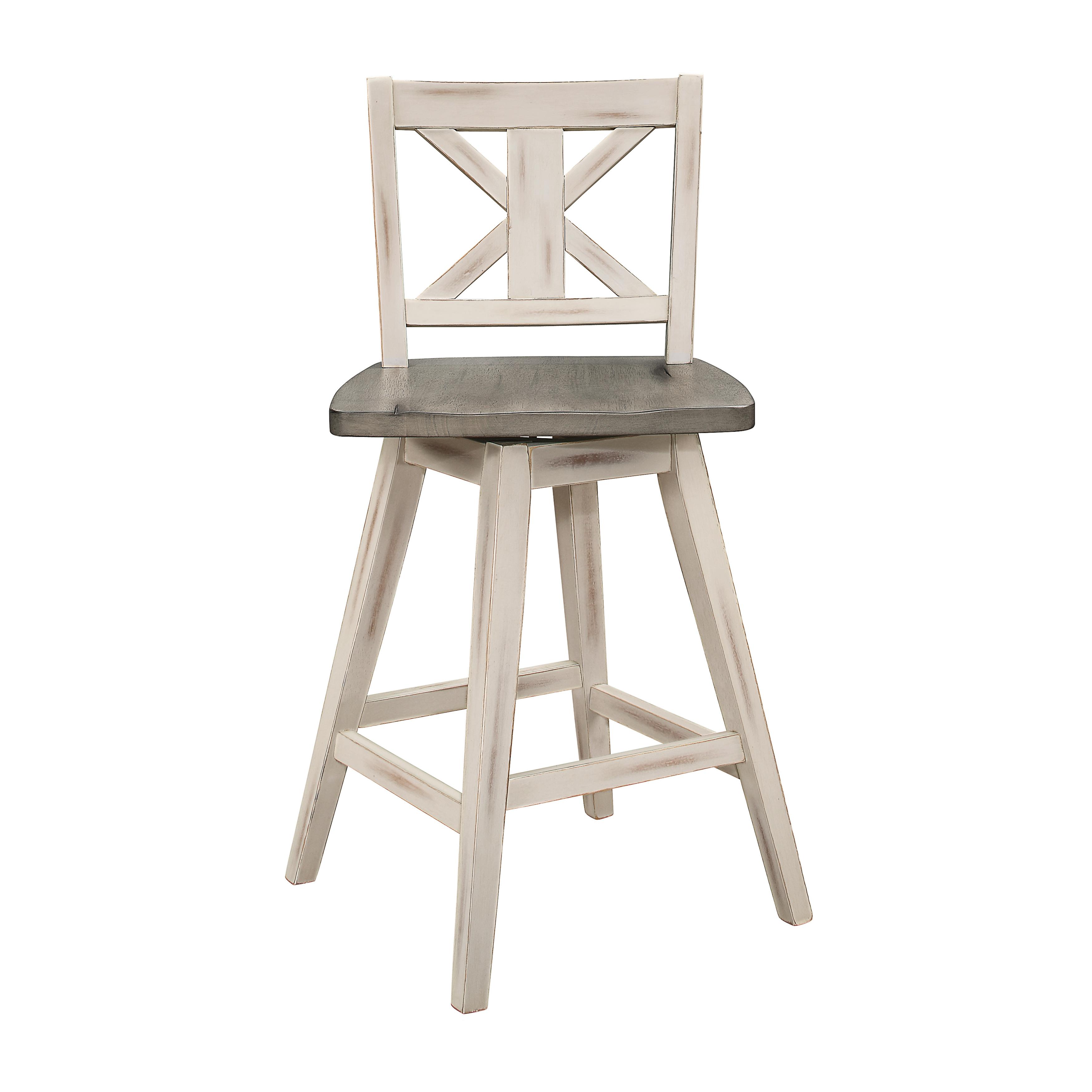 

                    
Homelegance 5602-24WT Amsonia Counter Height Chair White/Gray  Purchase 
