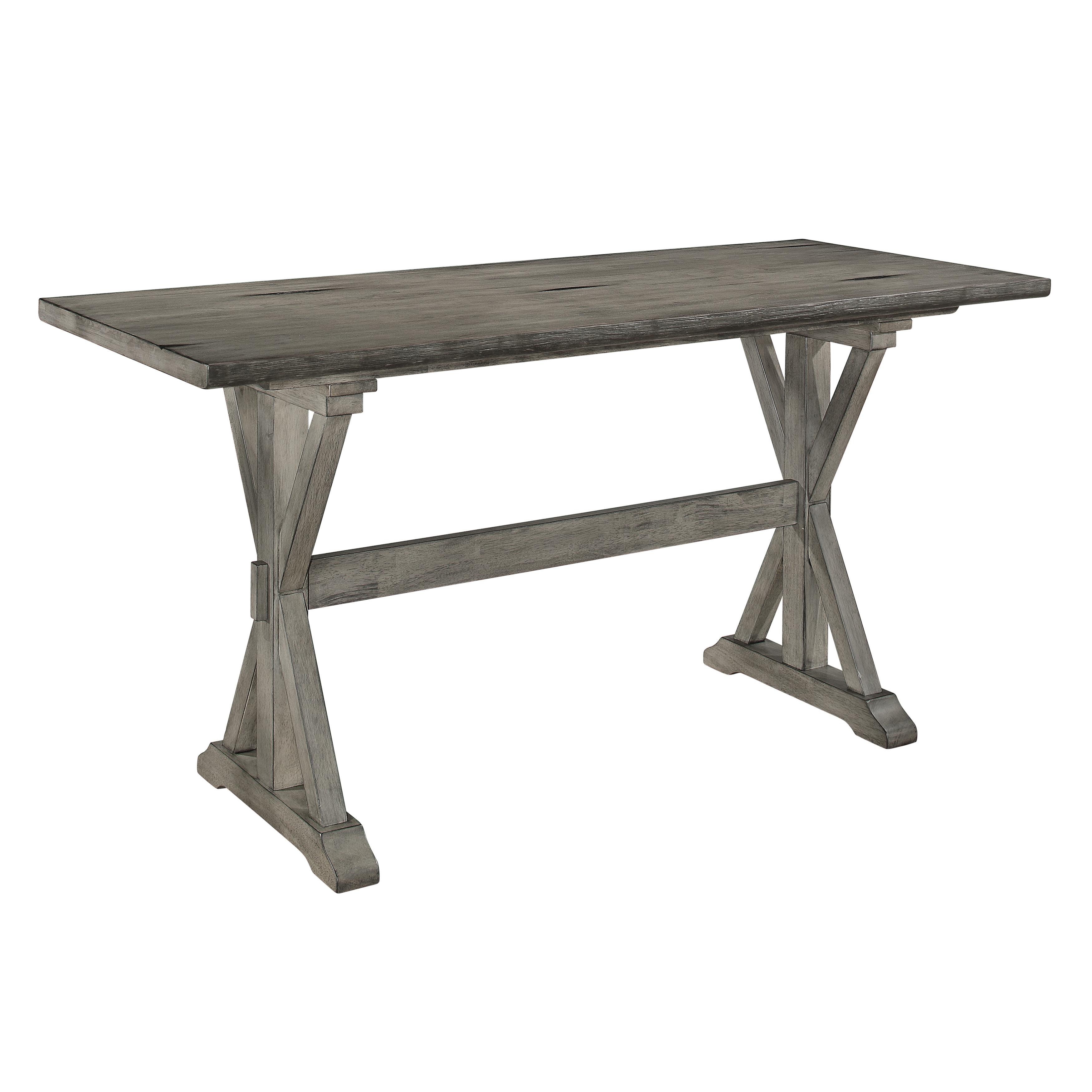

    
Rustic Distressed Gray Solid Wood Counter Height Table Homelegance 5602-36 Amsonia
