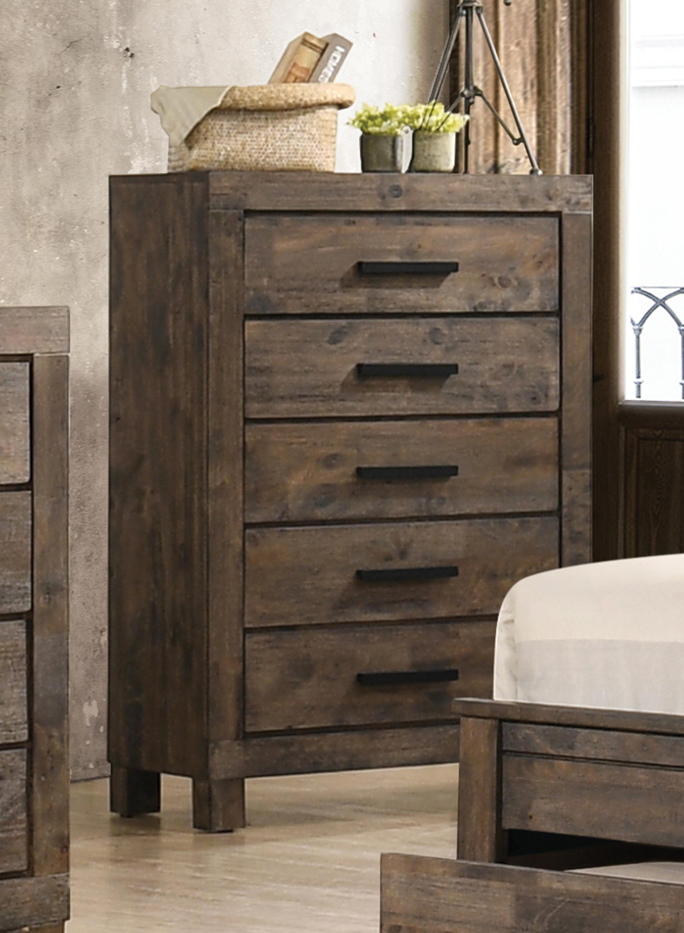 Rustic Chest 222635 Woodmont 222635 in Golden Brown 