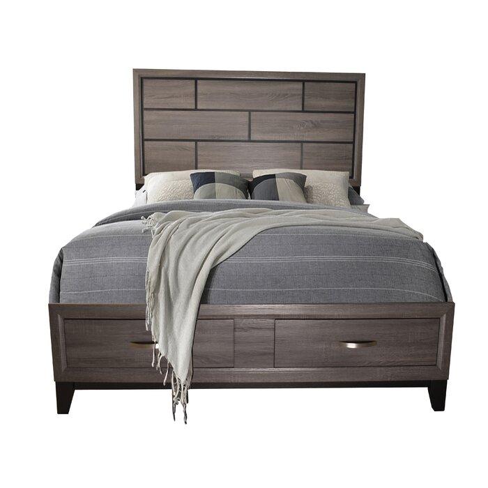 

    
Rustic Gray King Storage Bed HUDSON Galaxy Home Contemporary Modern
