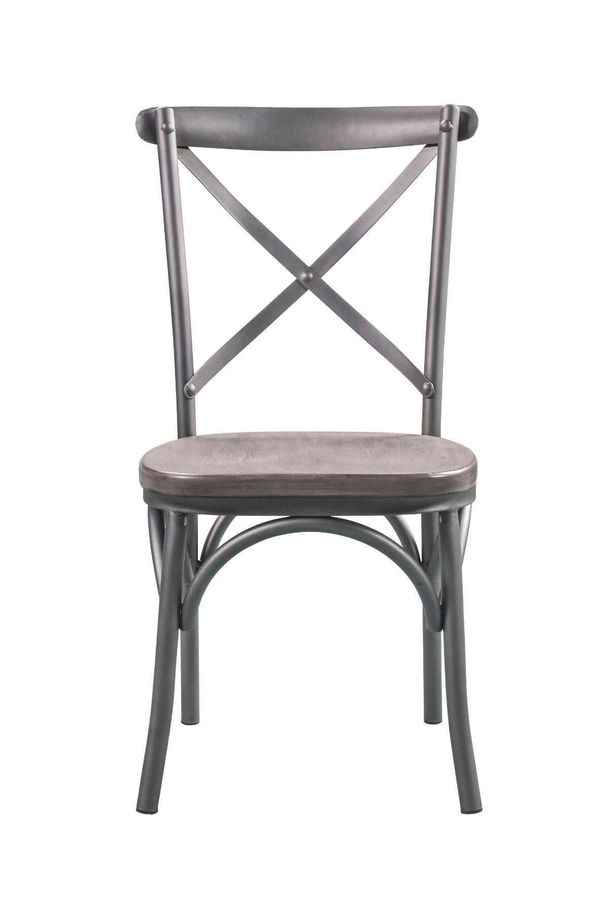 

    
60120-7pcs Rustic Gray Oak & Sandy Gray Dining Table + 6x Chairs by Acme Kaelyn II 60120-7pcs
