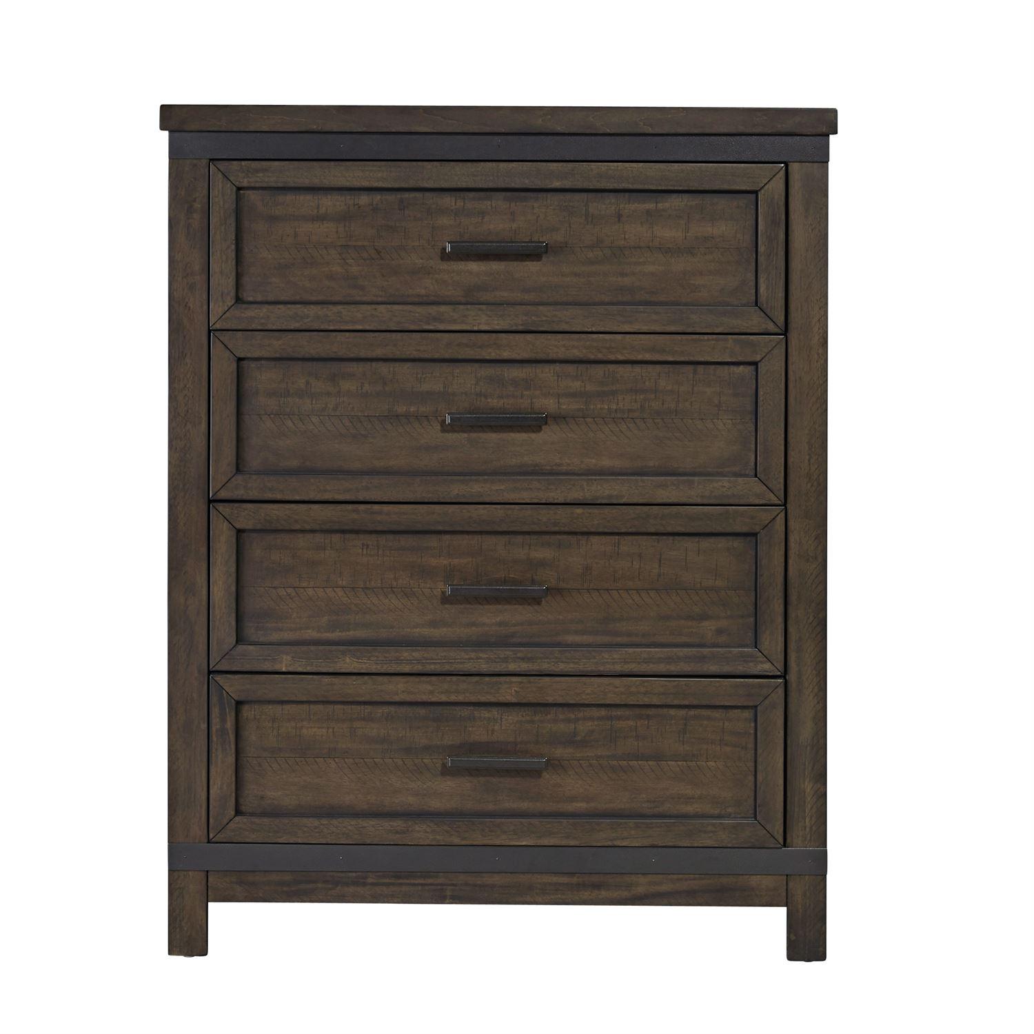 Rustic Bachelor Chest Thornwood Hills  (759-YBR) Bachelor Chest 759-BR40 in Gray 