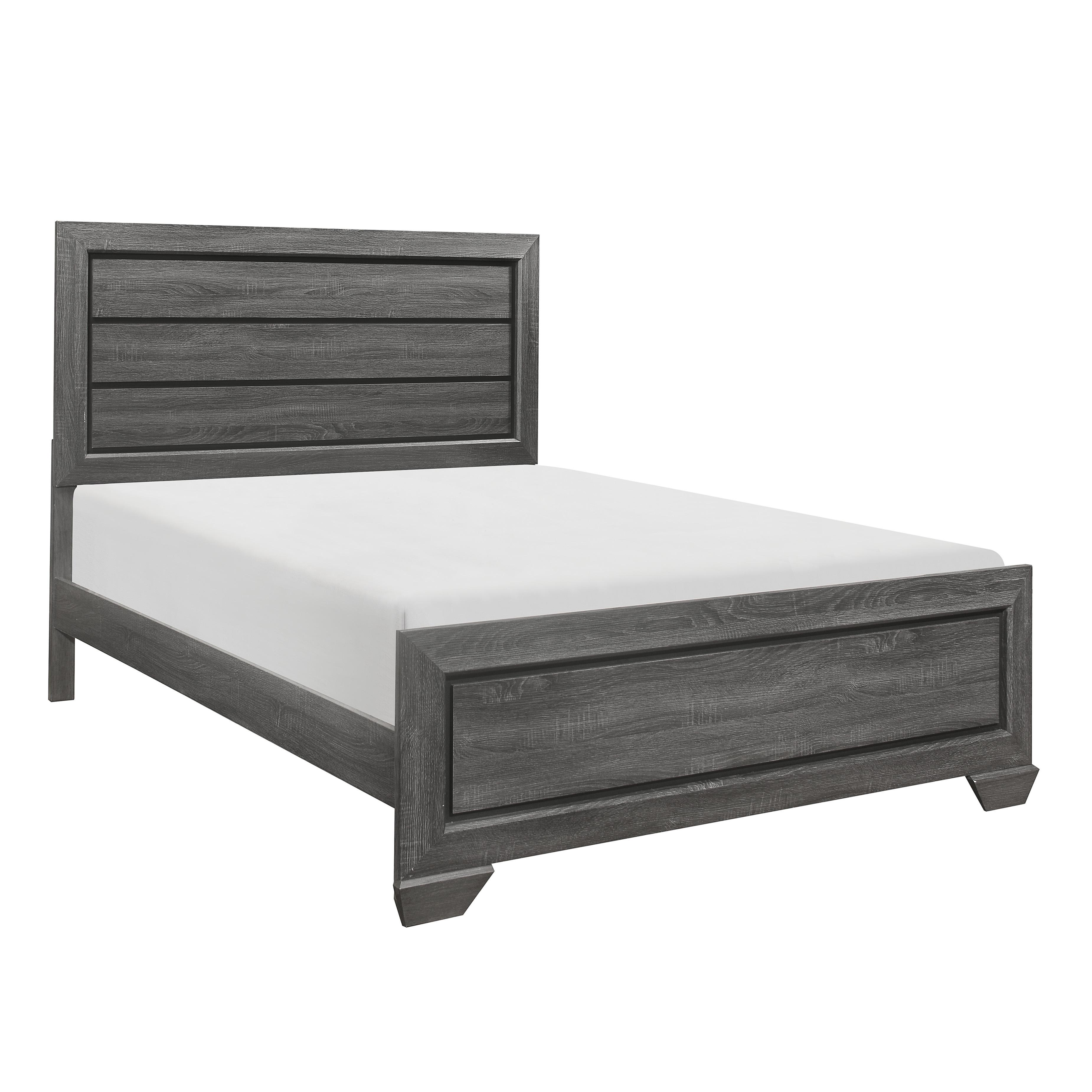 Rustic Bed 1904KGY-1CK* Beechnut 1904KGY-1CK* in Gray 