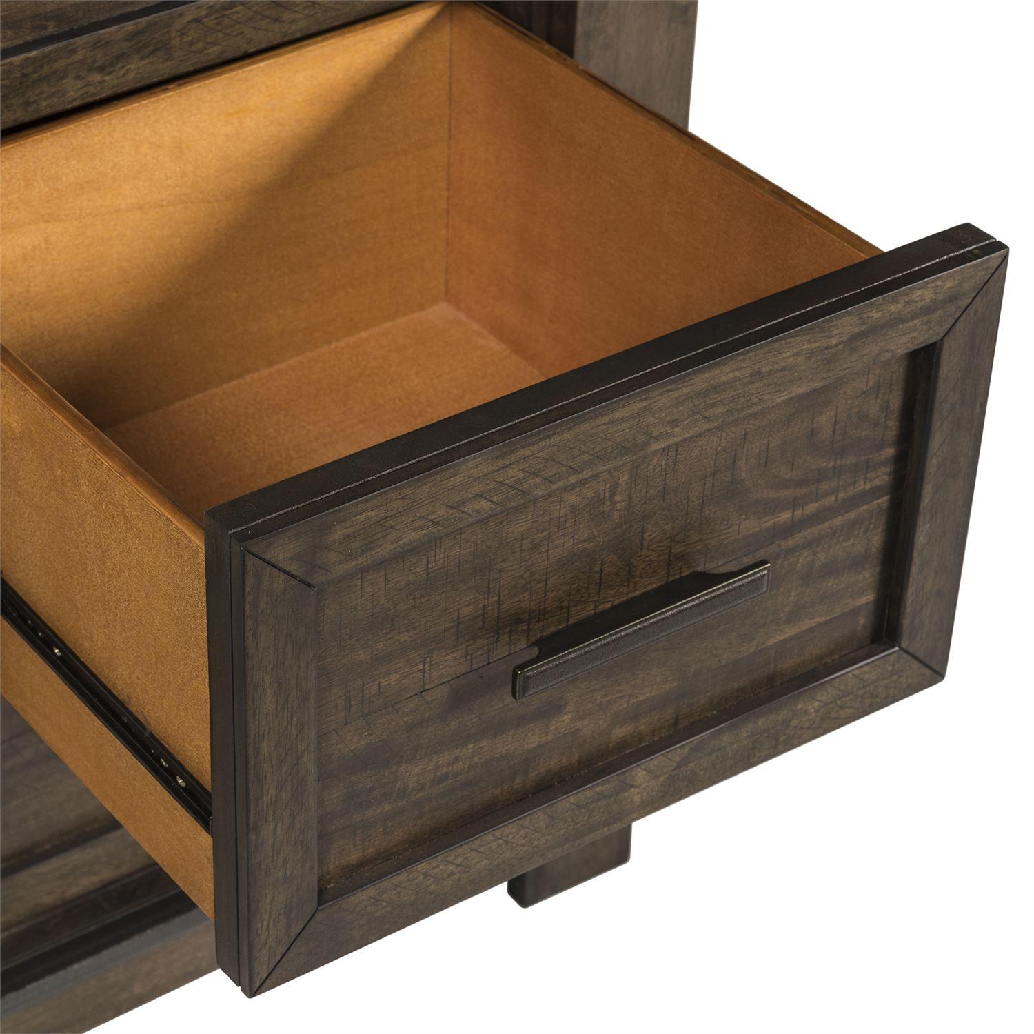 

    
Liberty Furniture Thornwood Hills  (759-BR) Combo Dresser Dresser w/Mirror Gray 759-BR-DM
