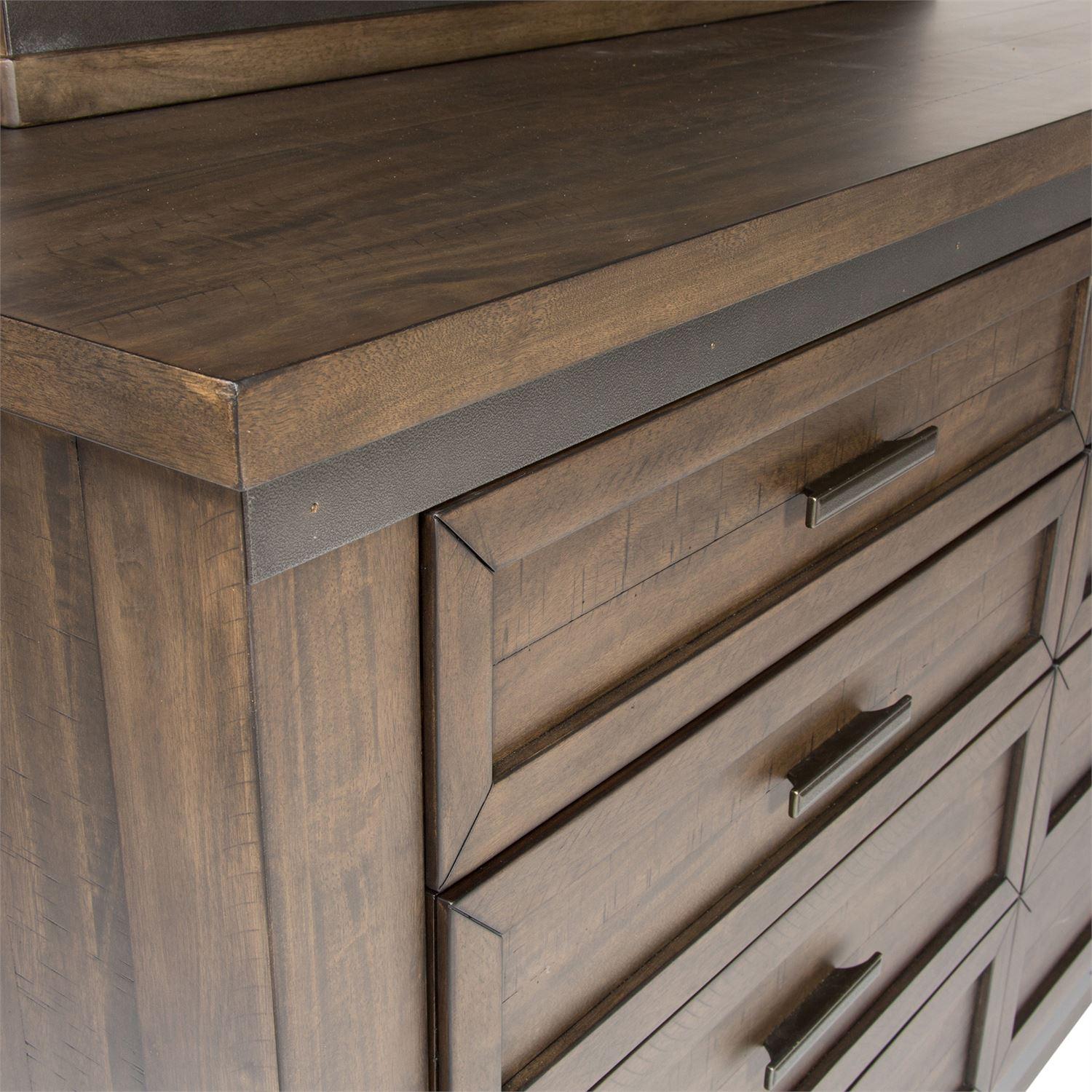 

    
759-BR-DM Rustic Gray Dresser & Mirror Set 2PcsThornwood Hills (759-BR) Liberty Furniture
