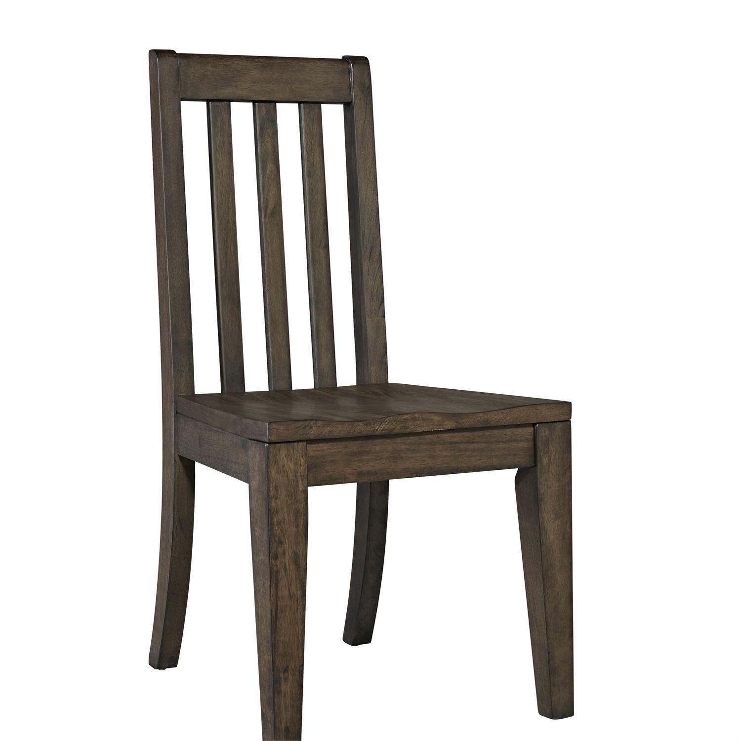 Rustic Dining Side Chair Thornwood Hills  (759-YBR) Dining Side Chair 759-BR195 in Gray 