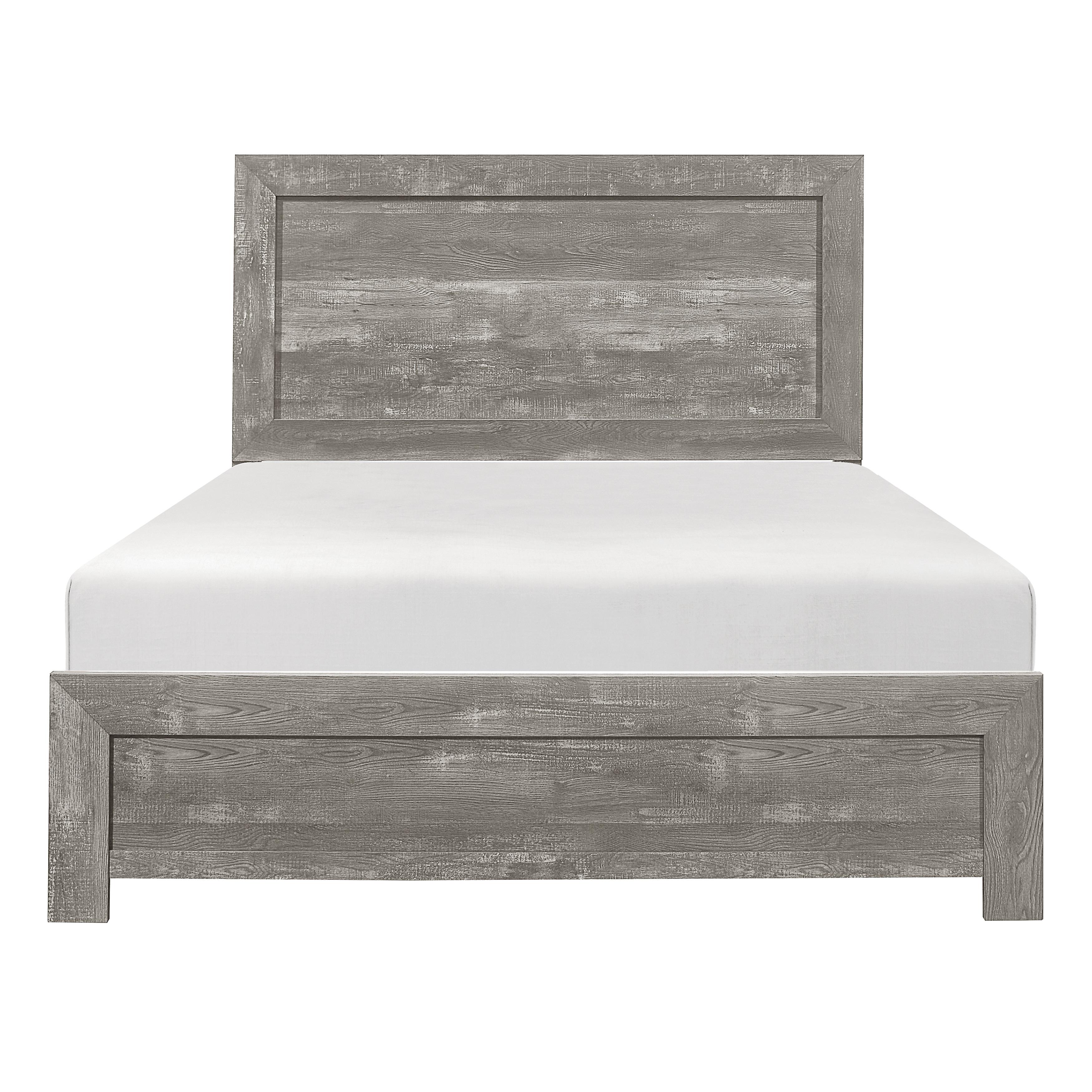 

    
Homelegance 1534GYF-1-3PC Corbin Bed and 2 Nightstands Set Gray 1534GYF-1-3PC

