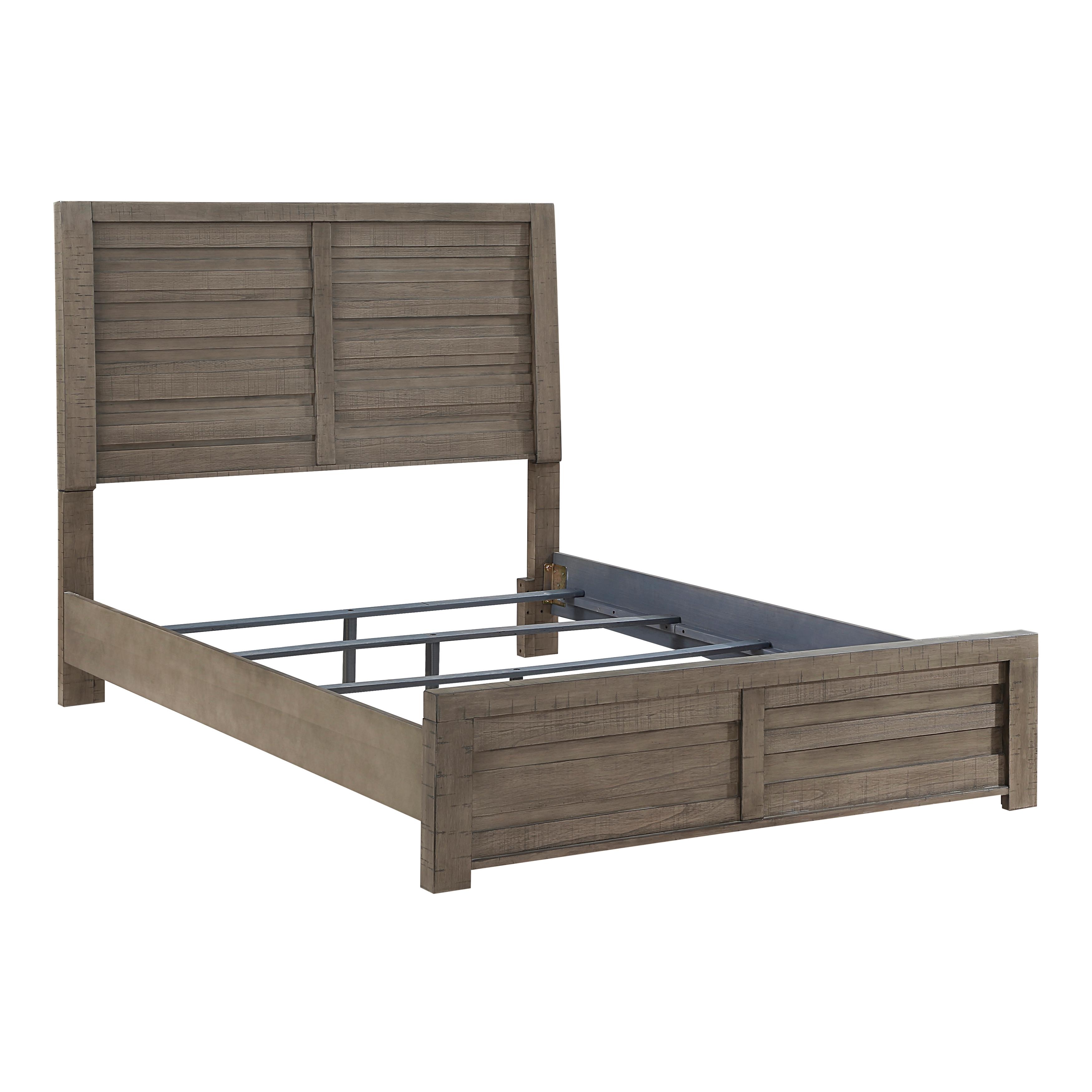 

        
Homelegance Longview King Panel Bed 1498GYK-1EK Panel Bed Gray  65192591981499

