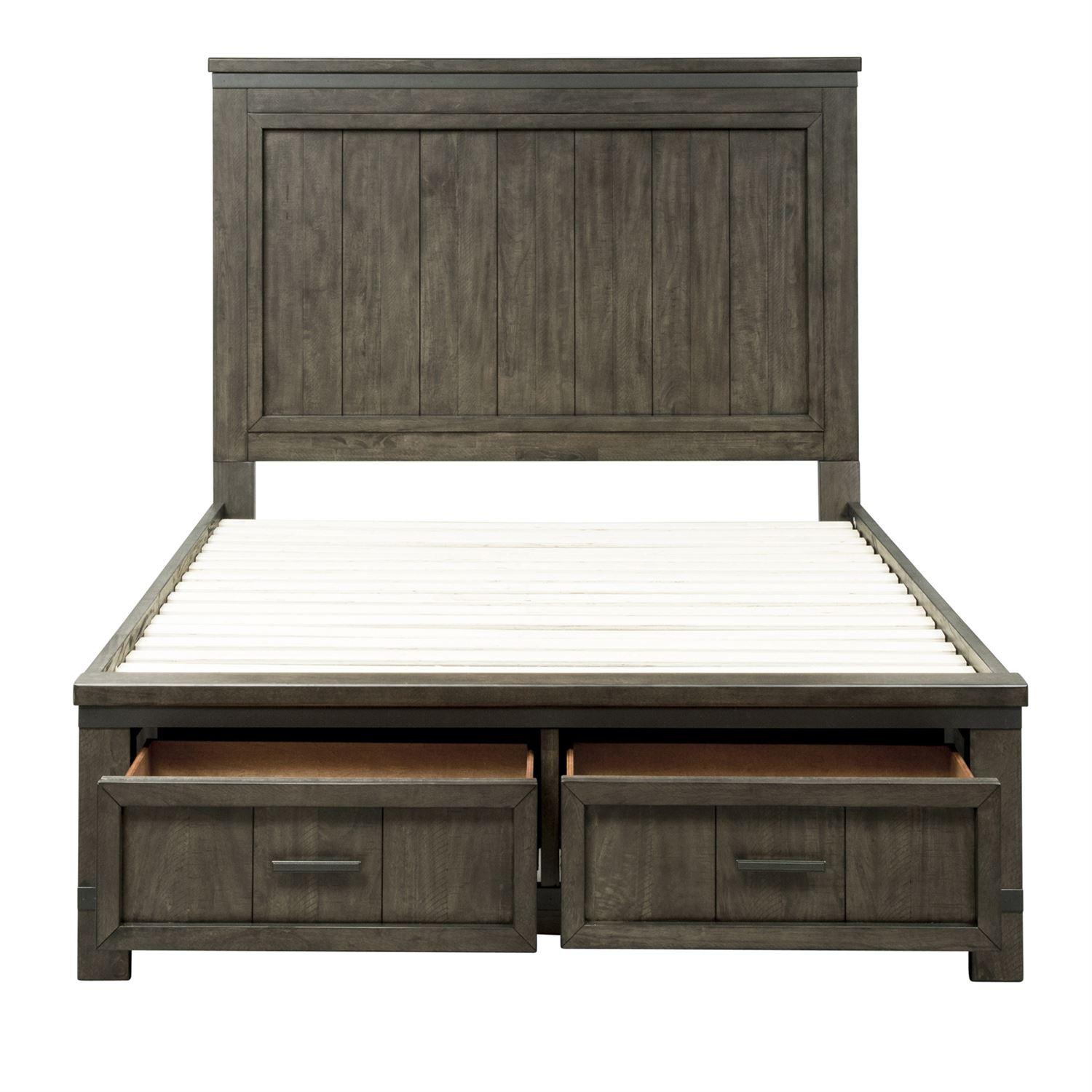 

    
Rustic Gray Wood King Storage Bed  Thornwood Hills 759-BR-KSB Liberty Furniture

