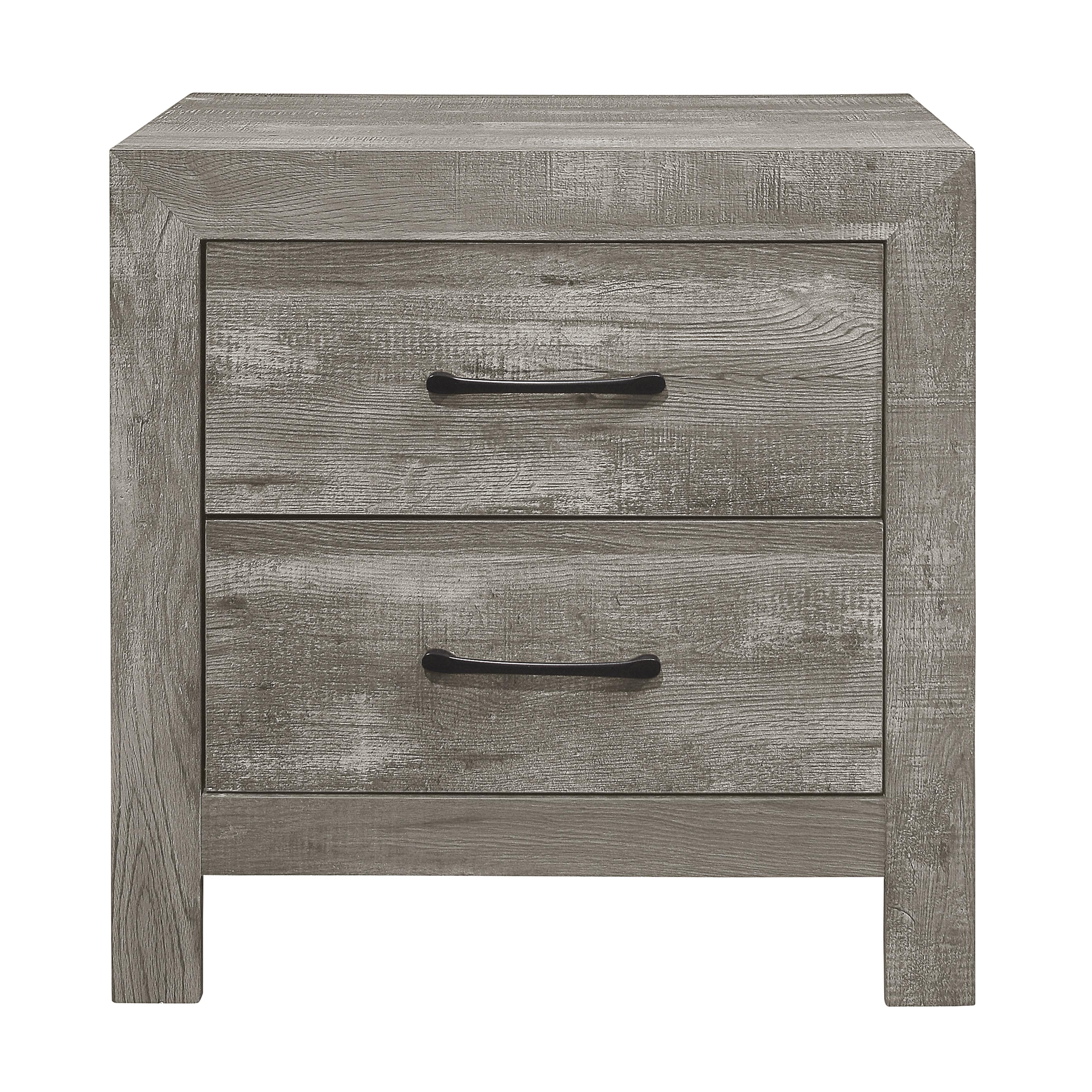 Rustic Nightstand 1534GY-4 Corbin 1534GY-4 in Gray 