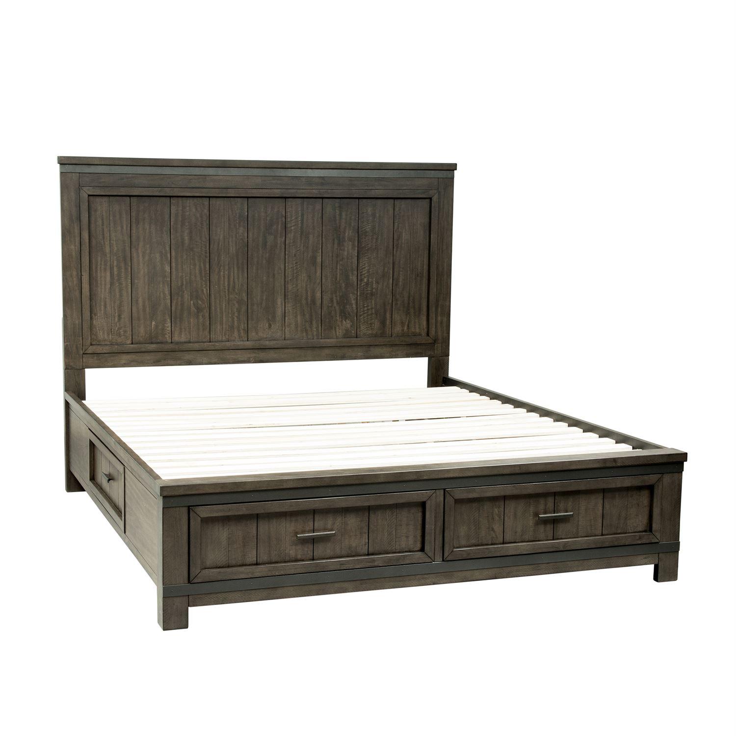 

    
Liberty Furniture Thornwood Hills  (759-BR) Storage Bed Storage Bed Gray 759-BR-Q2S
