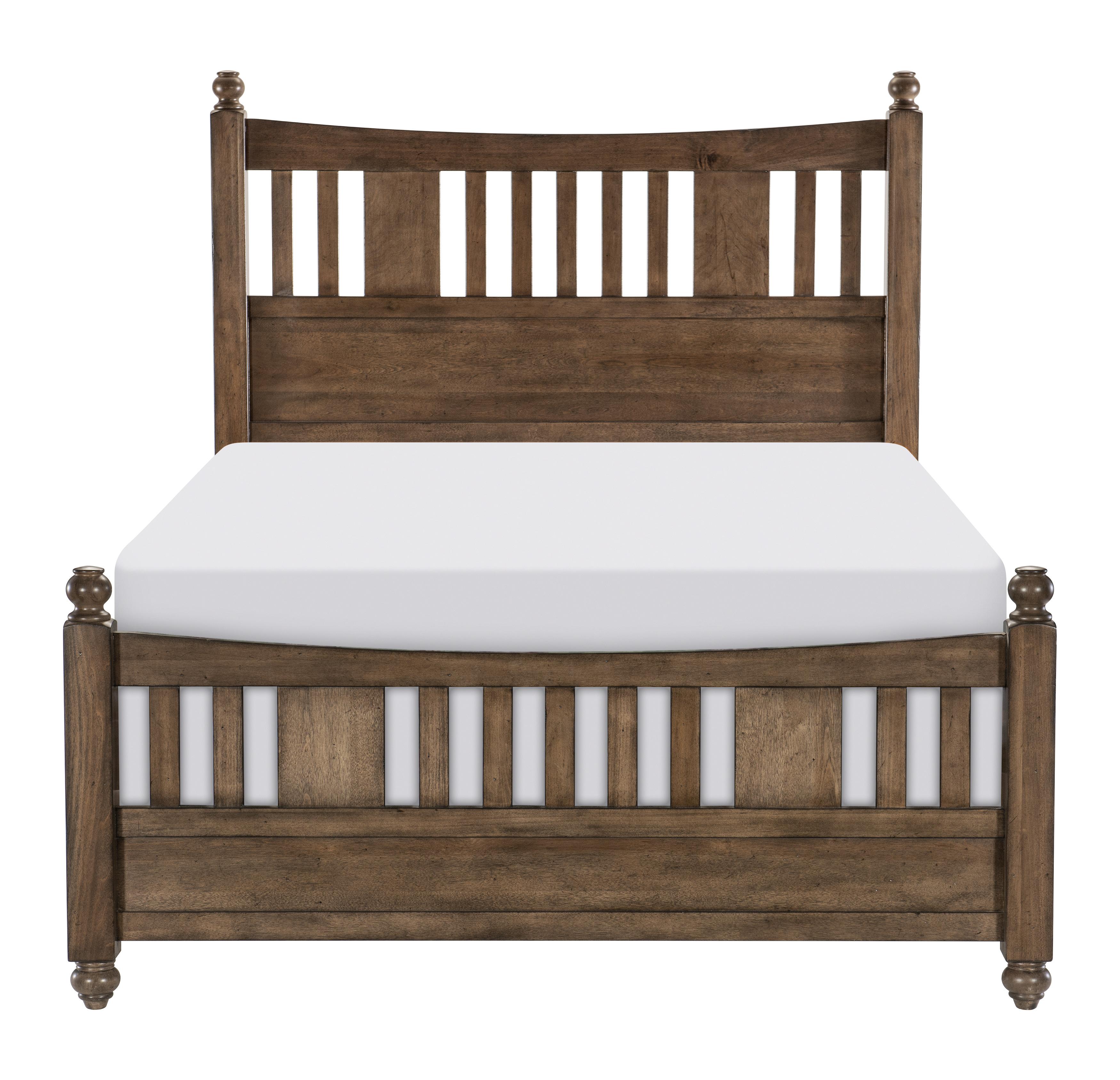 

    
Rustic Light Brown Wood CAL Bed Homelegance 1584K-1CK* Brevard
