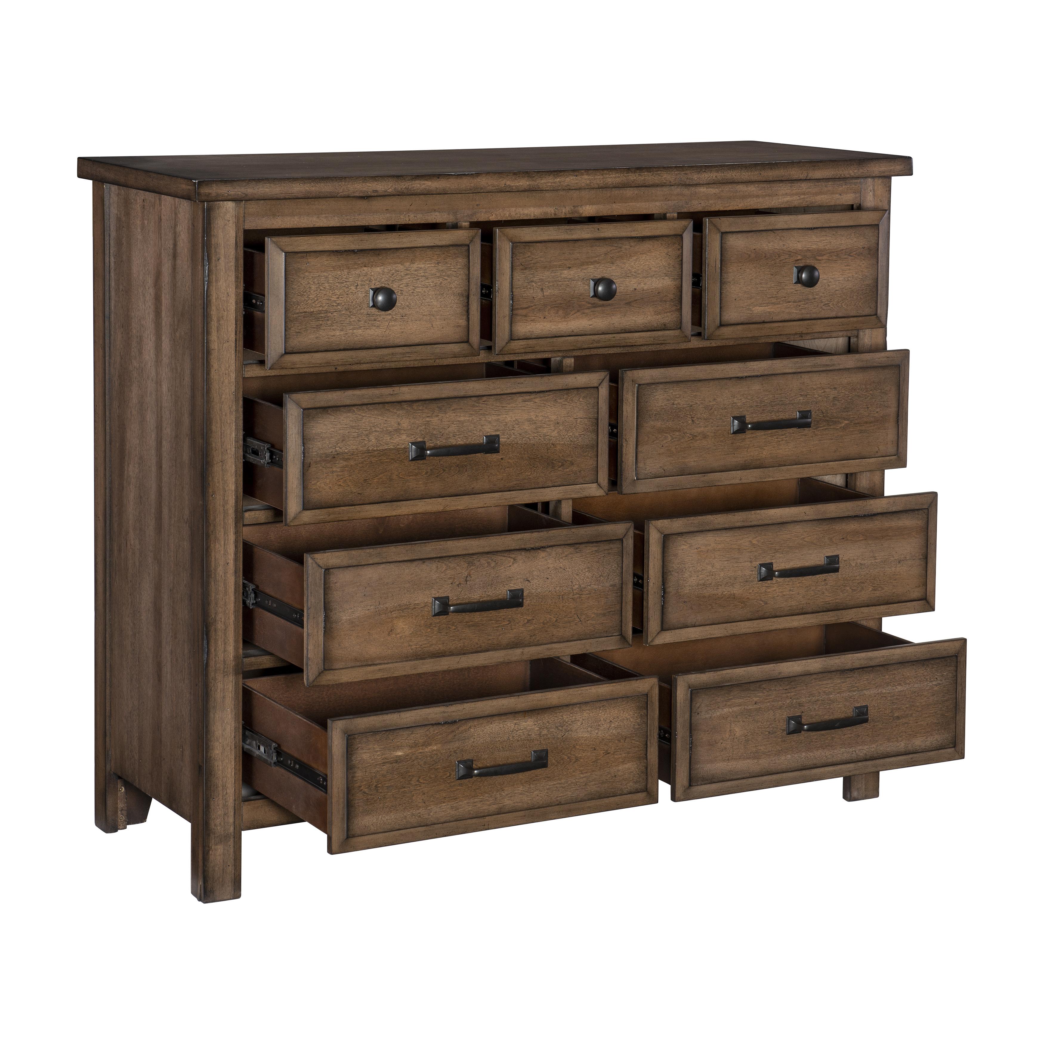 

                    
Homelegance 1584-5*6-2PC Brevard Dresser w/Mirror Light Brown  Purchase 
