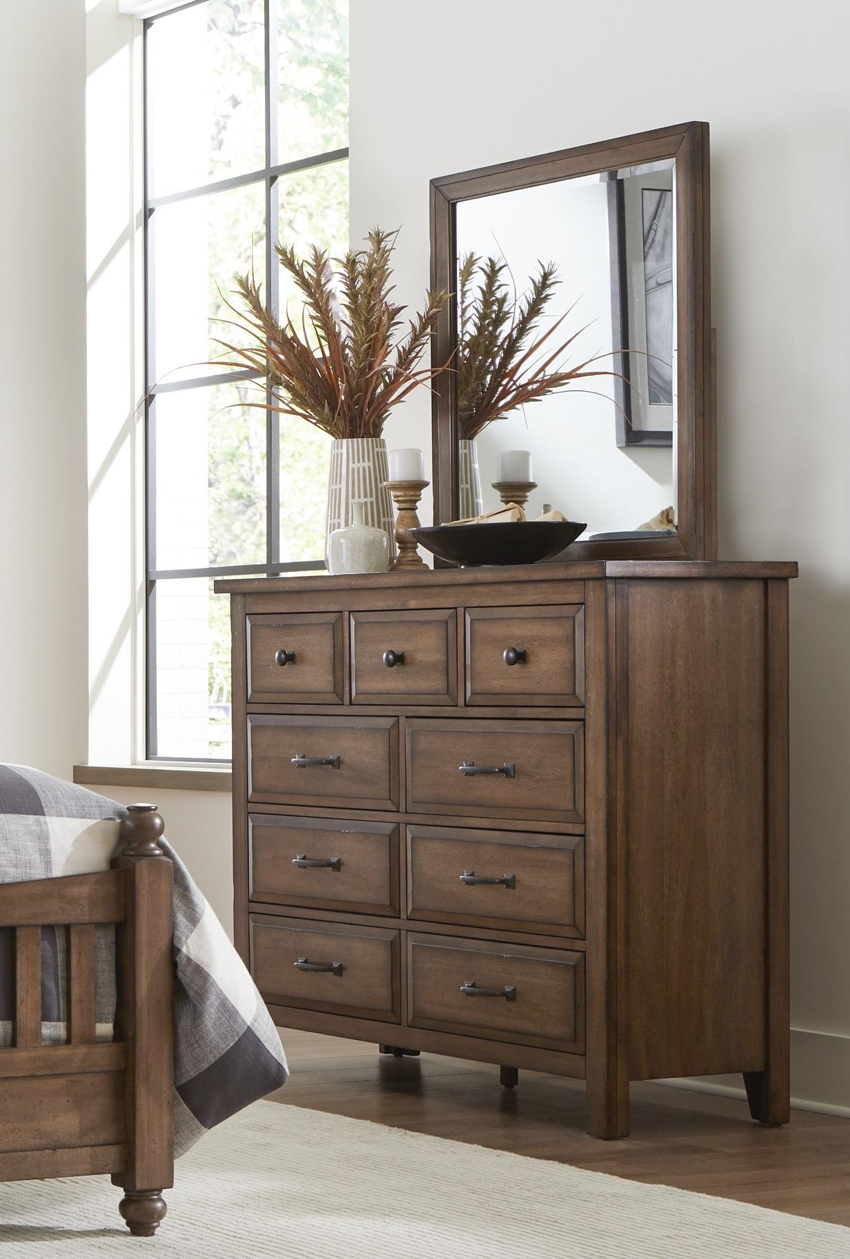 

    
Rustic Light Brown Wood Dresser w/Mirror Homelegance 1584-5*6 Brevard
