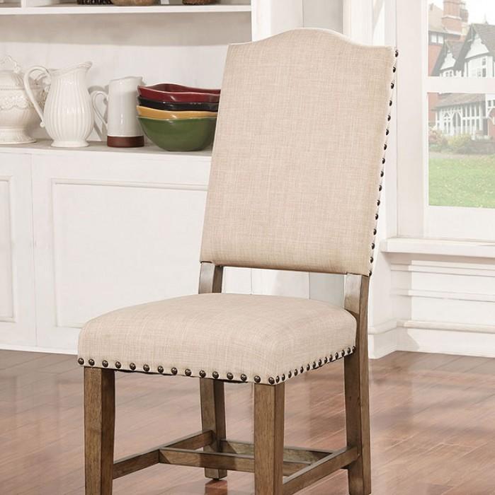 

    
Rustic Light Oak & Beige Side Chair Set 2pcs Furniture of America CM3014SC-2PK Julia
