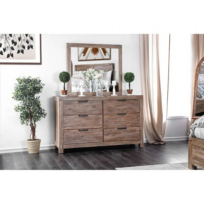 

    
Rustic Light Oak Solid Wood Dresser With Mirror Furniture of America Wynton CM7360D-D-2PCS
