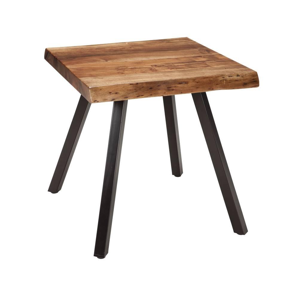 

    
Rustic Live Edge Solid Acacia End Table REESE by Modus Furniture
