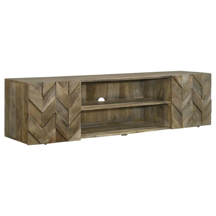 Rustic, Farmhouse TV Stand Keese TV Stand 702333-TV 702333-TV in Brown 