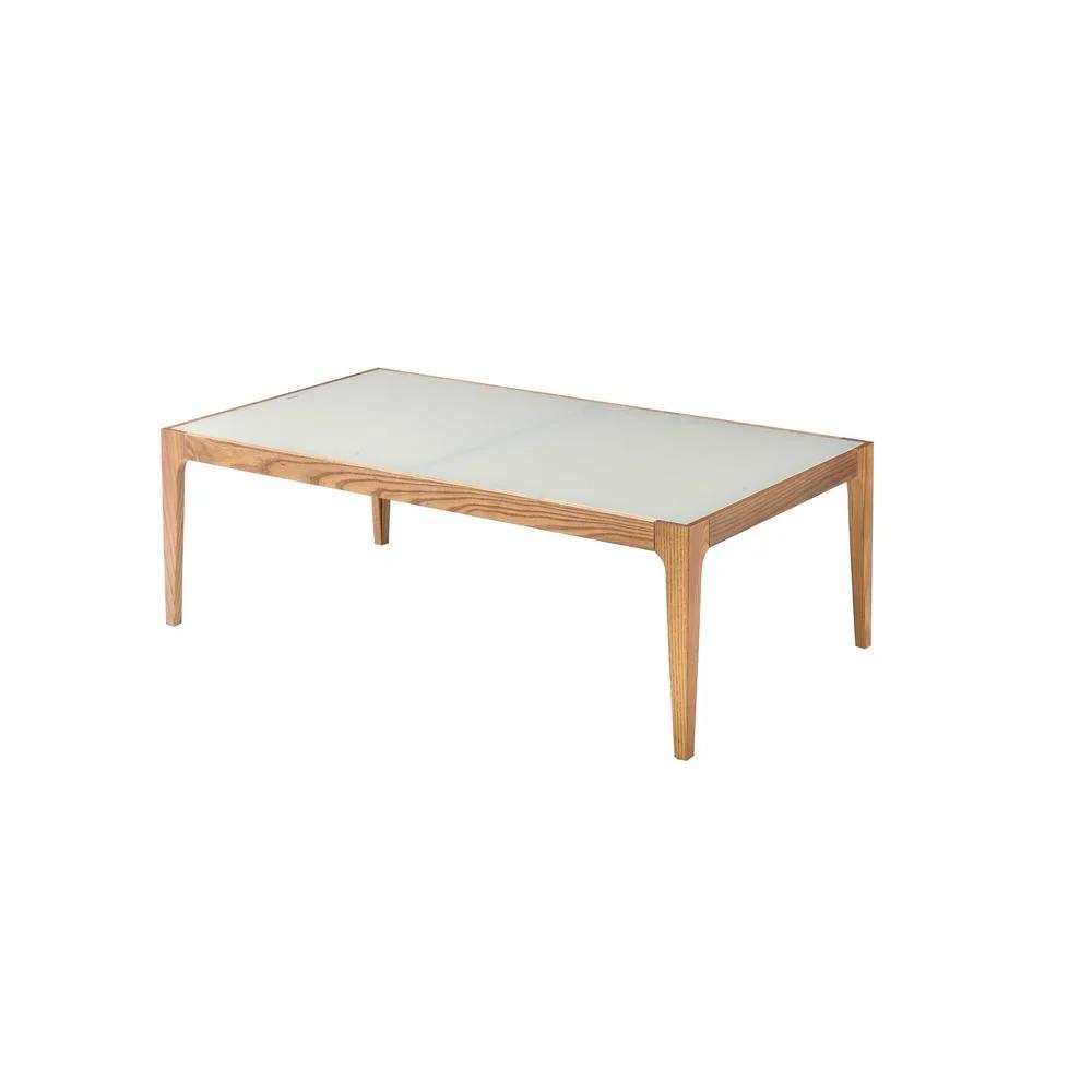 

    
Rustic Natural & Frosted Glass Coffee Table by Acme Gwynn 84665
