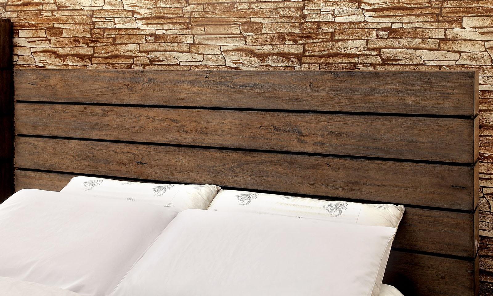 

    
Rustic Natural Solid Wood King Bed Furniture of America CM7623-EK Coimbra
