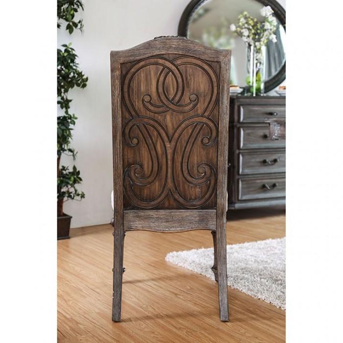 

    
Furniture of America CM3150SC-2PK Arcadia Dining Chair Set Rustic Brown CM3150SC-2PK
