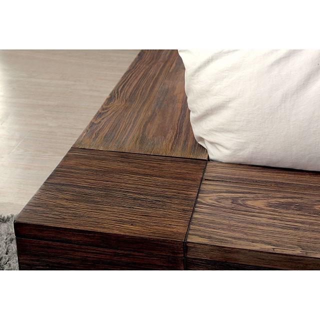 

    
Furniture of America Janeiro Queen Platform Bed CM7629-CK Platform Bed Wood/Natural CM7629-CK
