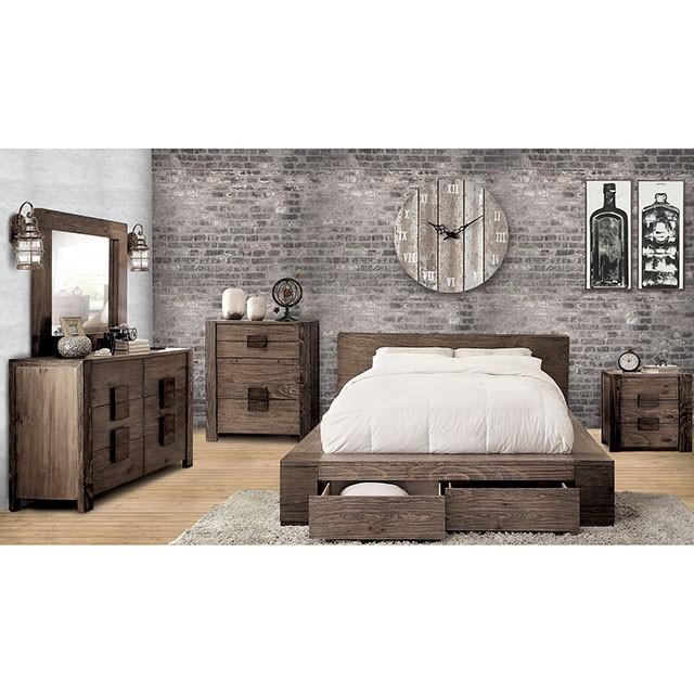 

                    
Furniture of America Janeiro Queen Platform Bed CM7629-CK Platform Bed Wood/Natural  Purchase 
