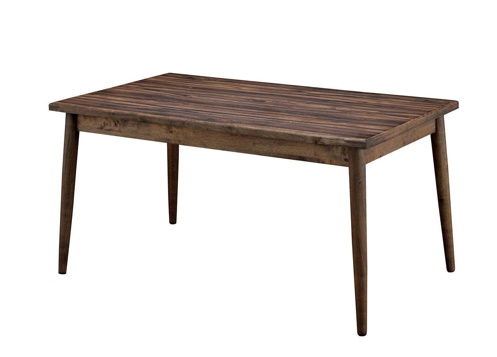 

    
Rustic Natural Tone Solid Wood Dining Table Furniture of America CM3371T Eindride
